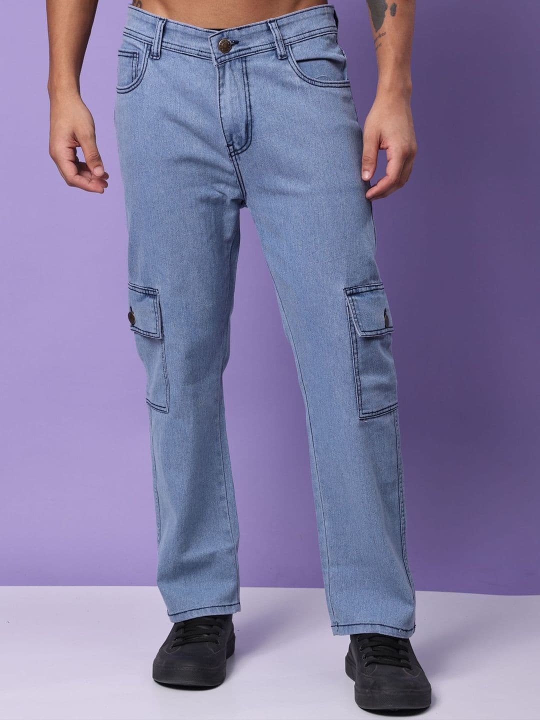 London Hills Men Clean Look No Fade Stretchable Jeans - view 1