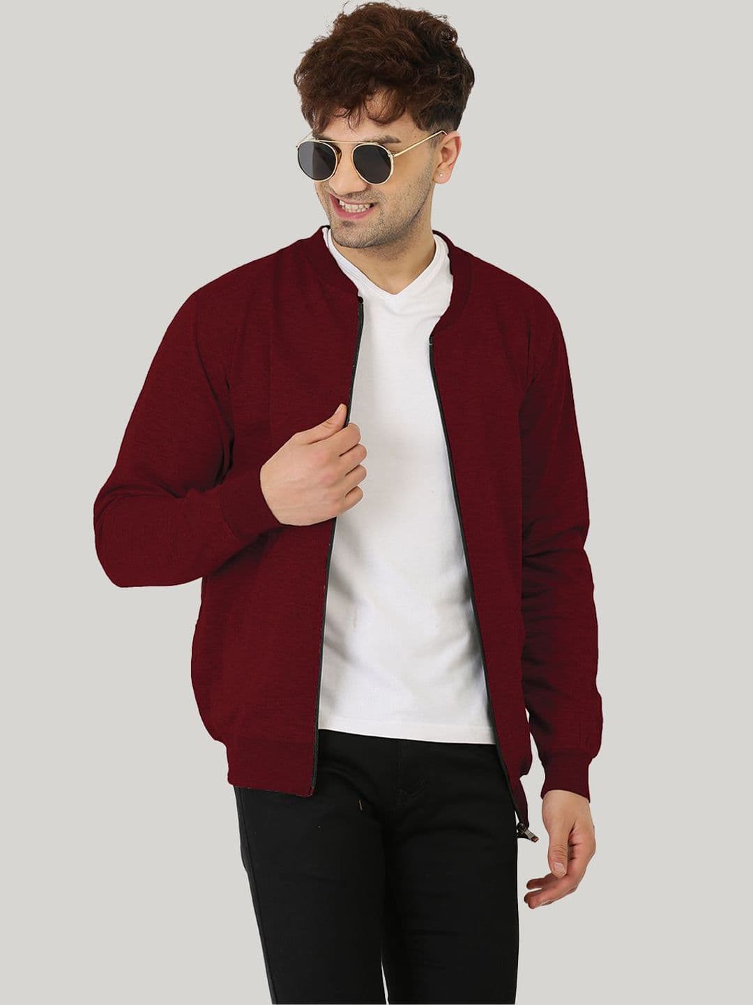 Leotude Men Fleece Bomber Jacket - view 1