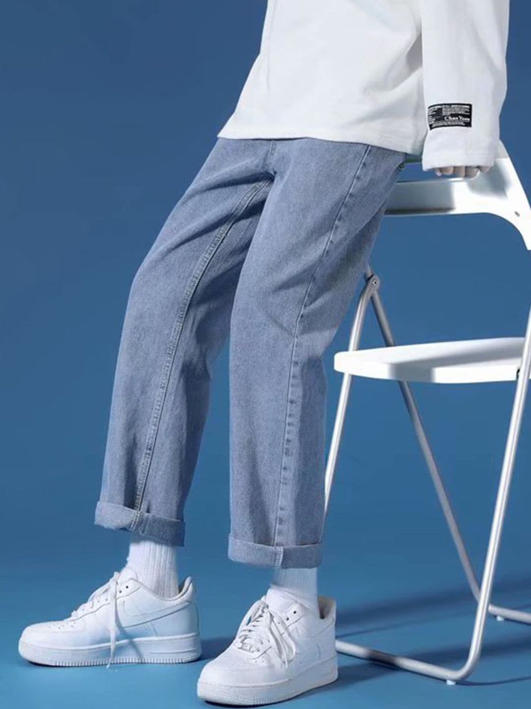 HERE&NOW Men Slash Knee Regular Fit Jeans - view 1