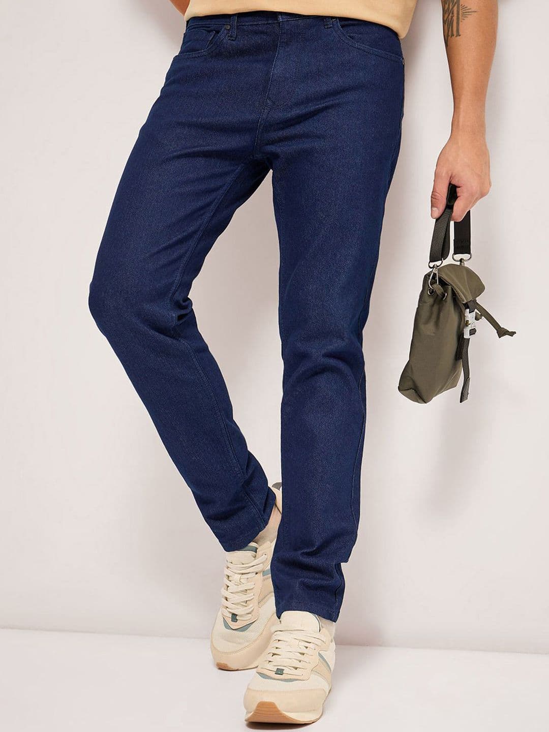 THE BEAR HOUSE Men Slim Fit Clean Look Stretchable Denim Jeans - view 1