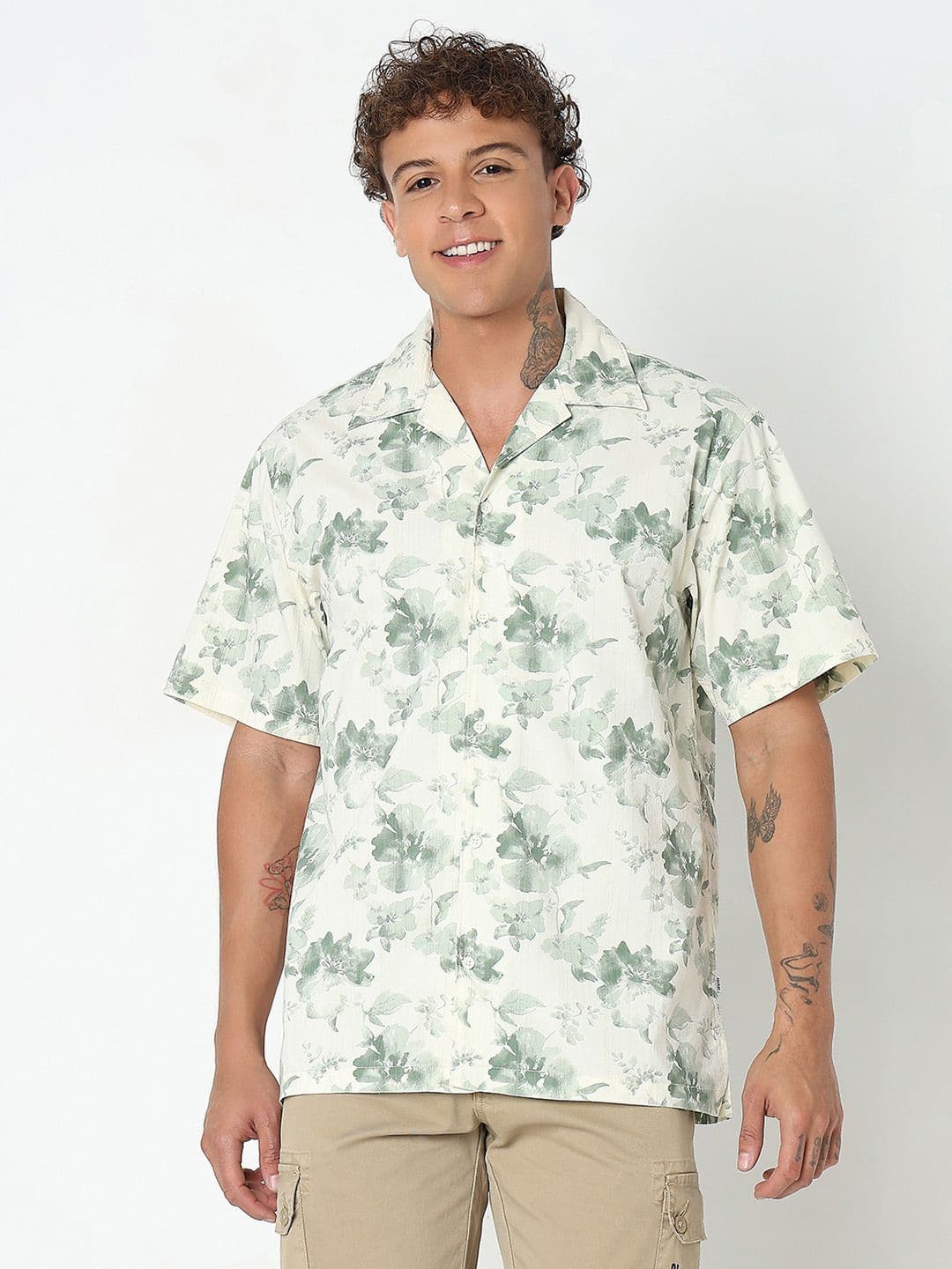 SPYKAR Floral Opaque Printed Casual Shirt - view 1