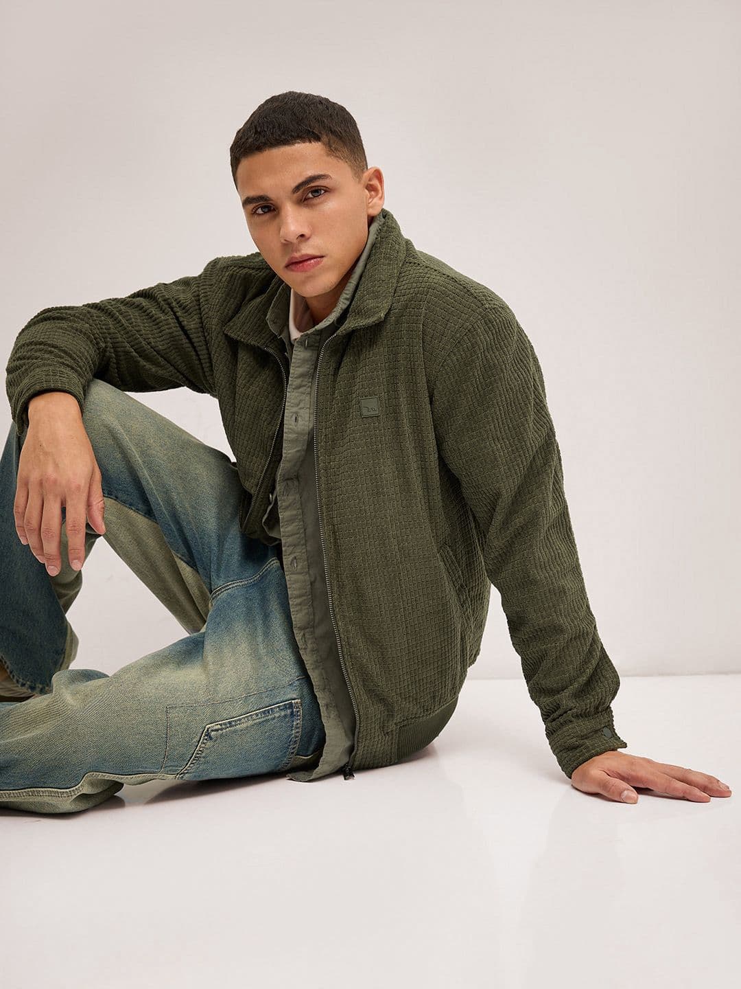 THE BEAR HOUSE Men Lightweight Outdoor Open Front Jacket - view 1
