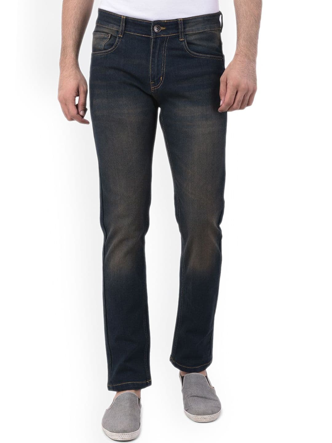 Ben Martin Men Comfort Slim Fit Light Fade Stretchable Jeans - view 1