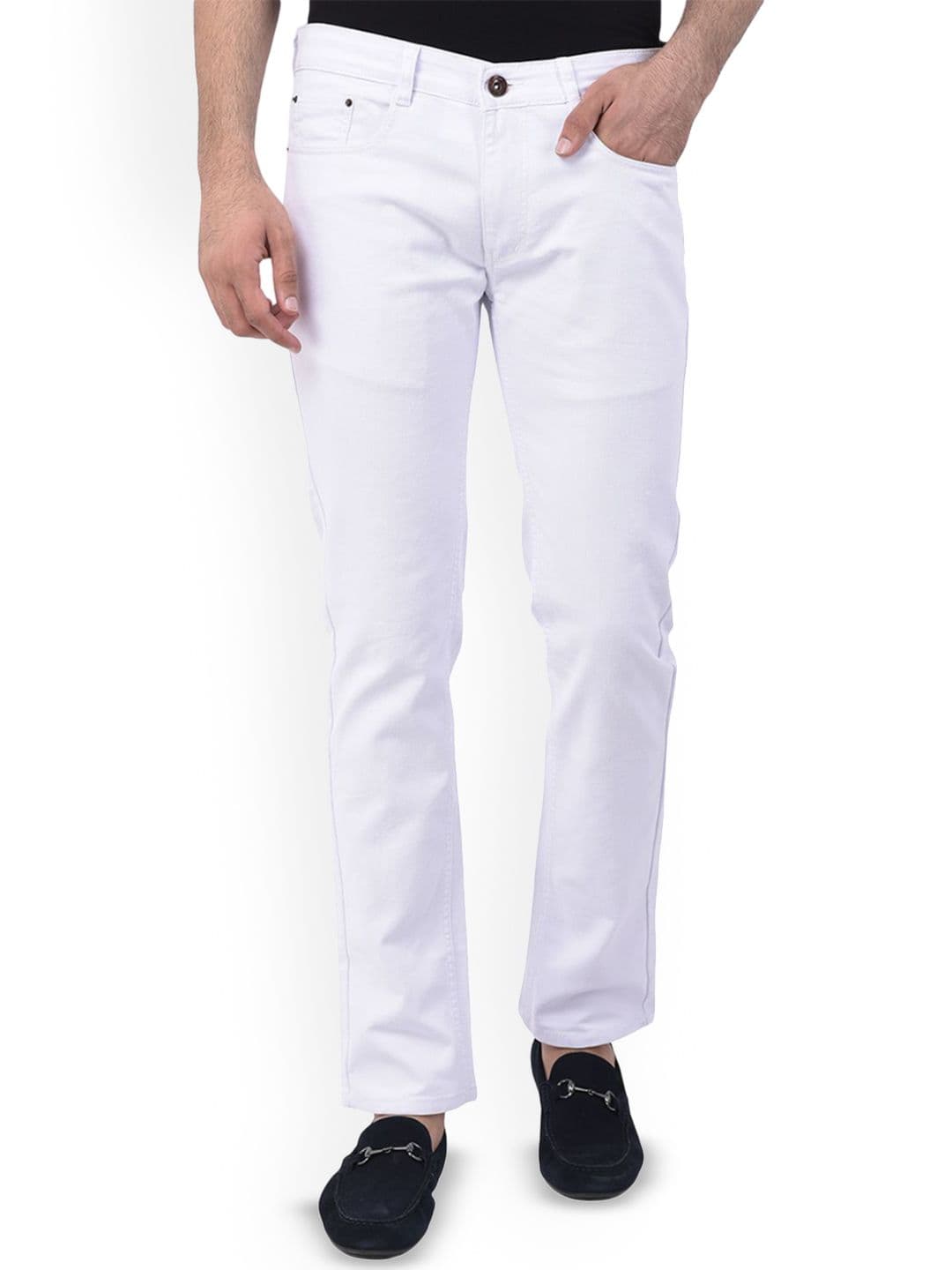 Ben Martin Men Solid Cotton Clean Look Comfort Slim Fit Stretchable Jeans - view 1