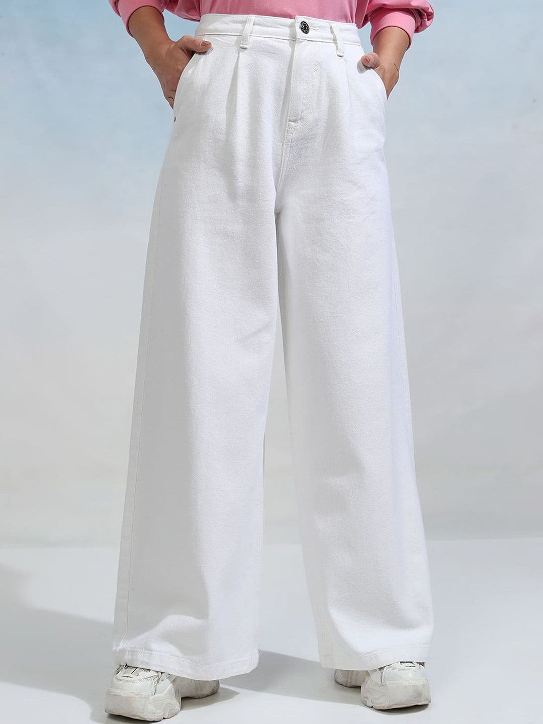 Tokyo Talkies Women Wide Leg Jeans - view 1