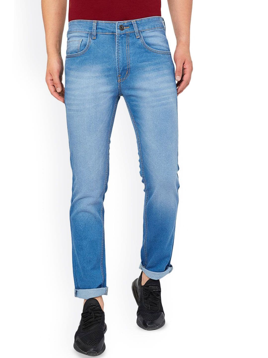 Ben Martin Men Comfort Slim Fit Light Fade Stretchable Mid-Rise Cotton Jeans - view 1