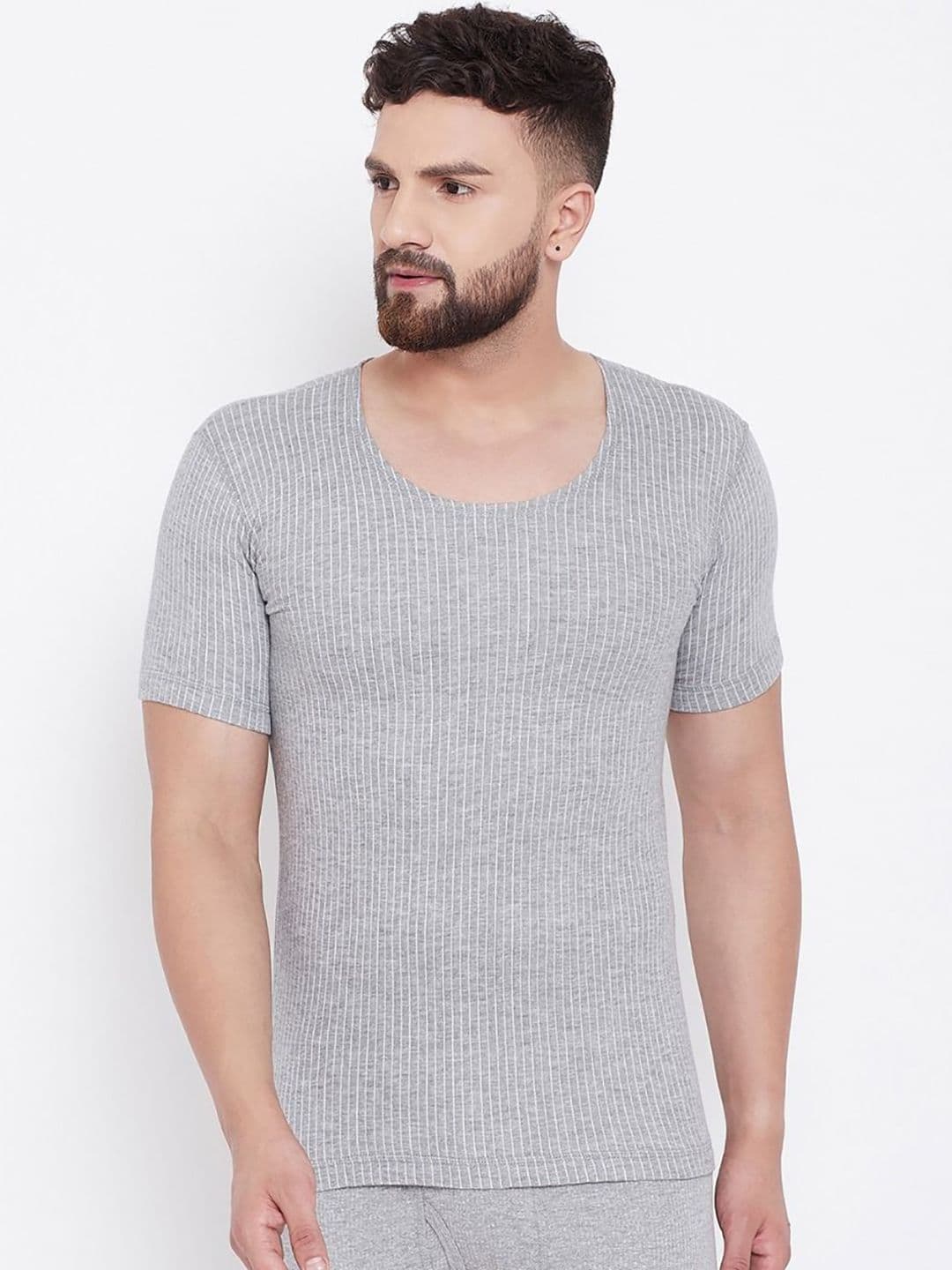 NEVA Men Striped Thermal Tops - view 1