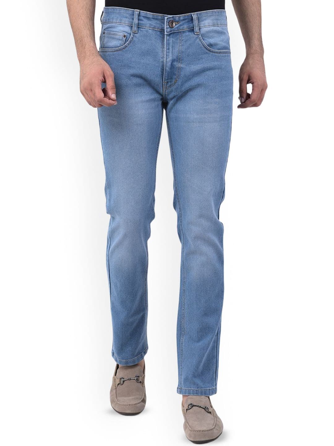 Ben Martin Men Comfort Slim Fit Light Fade Stretchable Mid-Rise Cotton Jeans - view 1
