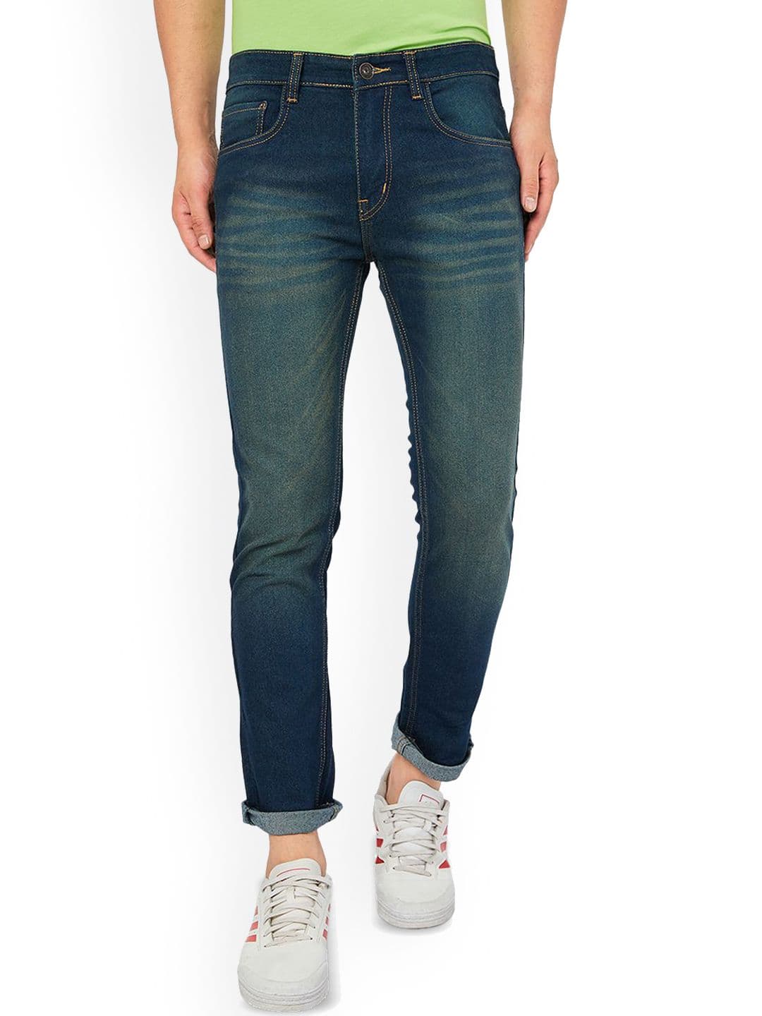Ben Martin Men Comfort Slim Fit Light Fade Stretchable Mid-Rise Cotton Jeans - view 1