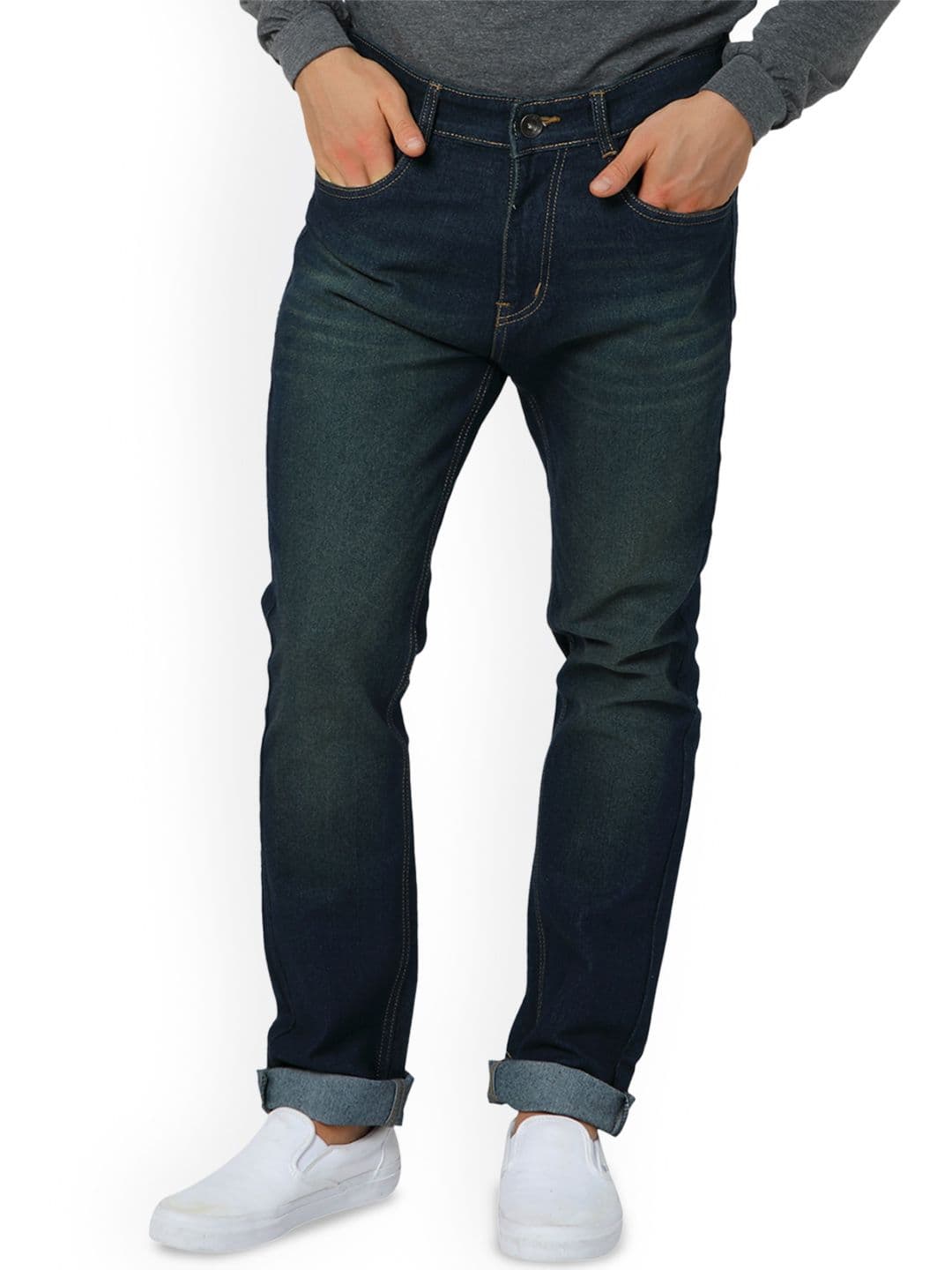 Ben Martin Men Comfort Slim Fit Cotton Light Fade Stretchable Jeans au3-bm-jj3 - view 1