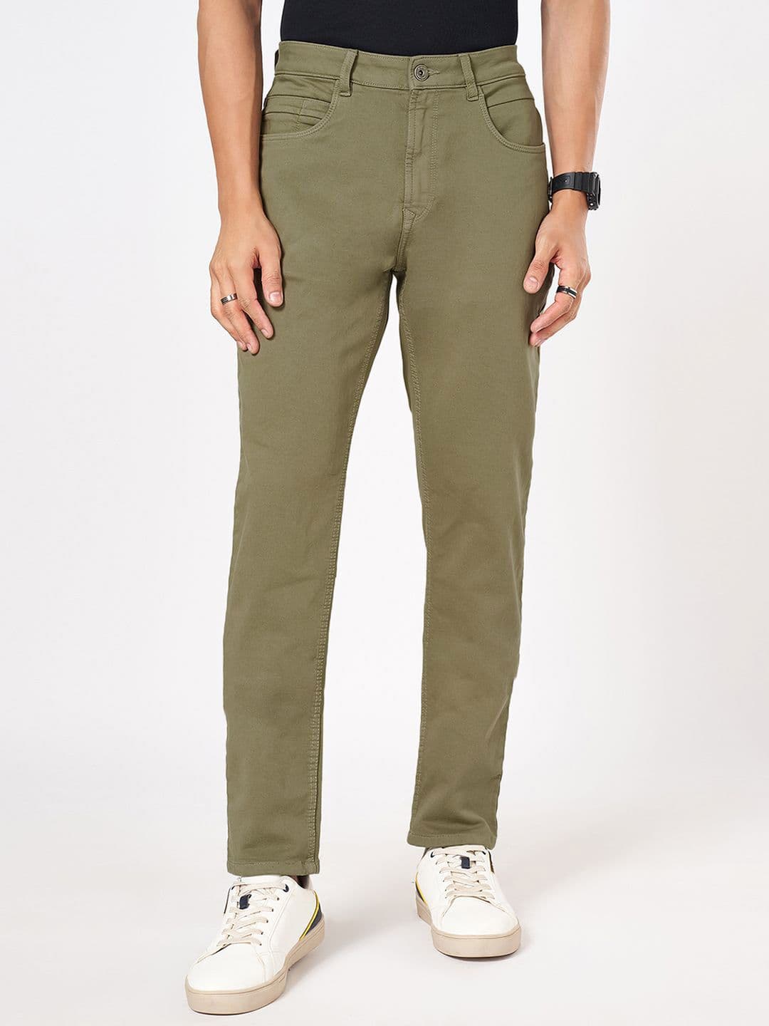 SF JEANS by Pantaloons Men Mid-Rise Slim Fit Jeans - view 1