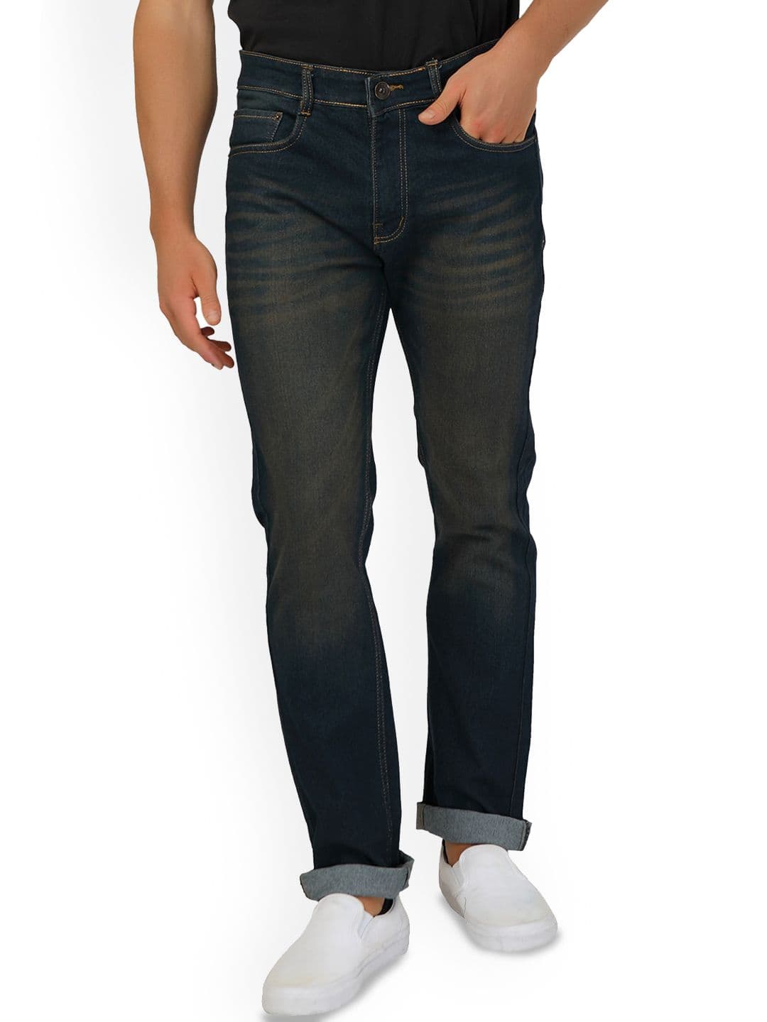 Ben Martin Men Comfort Slim Fit Light Fade Stretchable Jeans - view 1