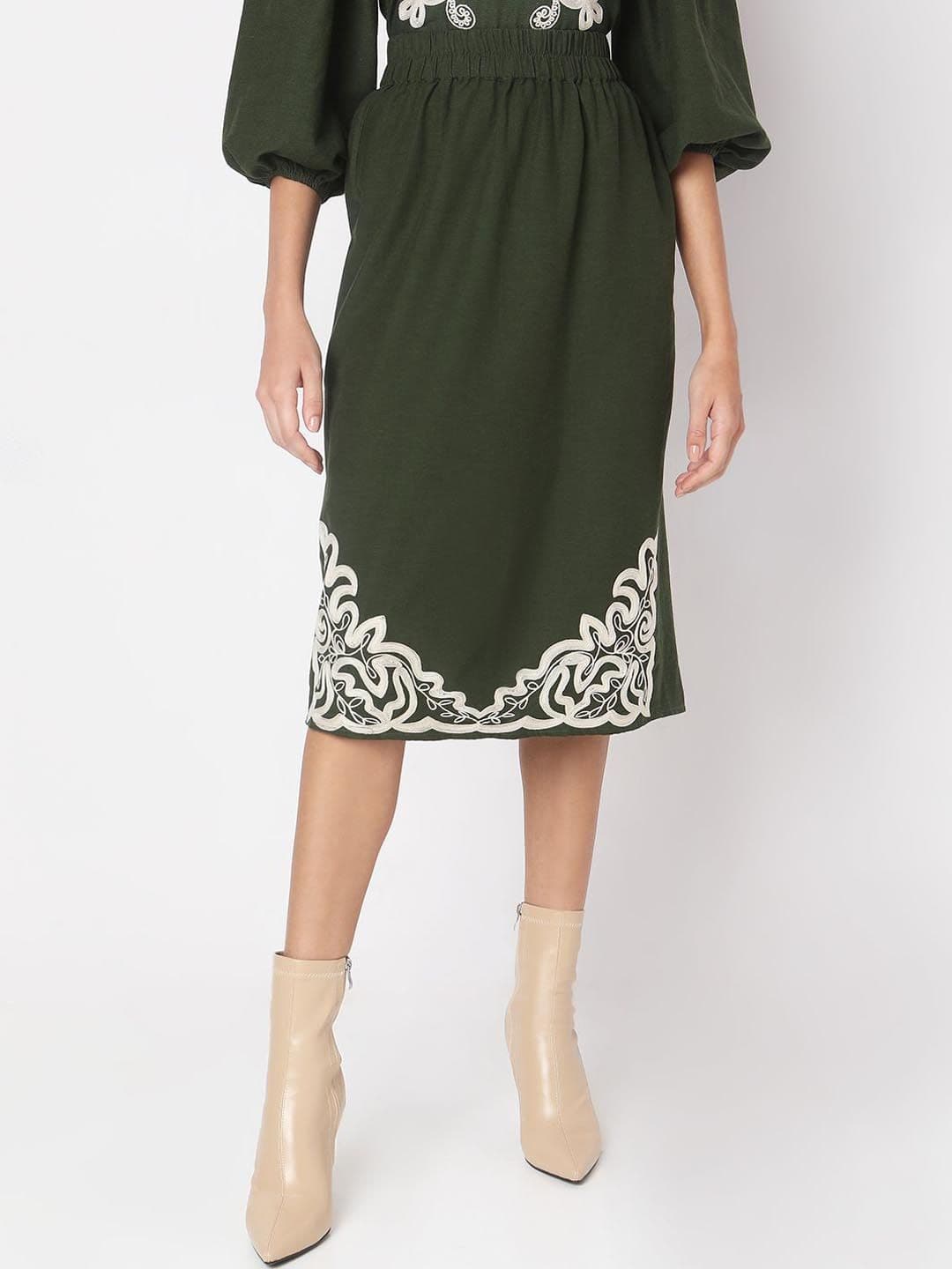 Vero Moda Women Ethnic Print Straight Skirts - view 1