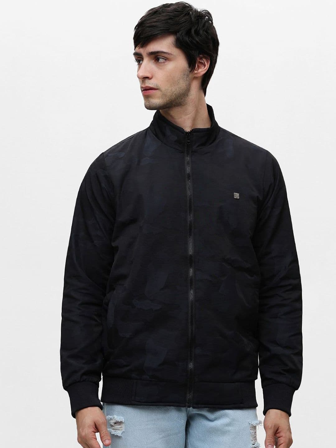 Klub Fox Men Camouflage Stand Collar Sporty Jacket - view 1