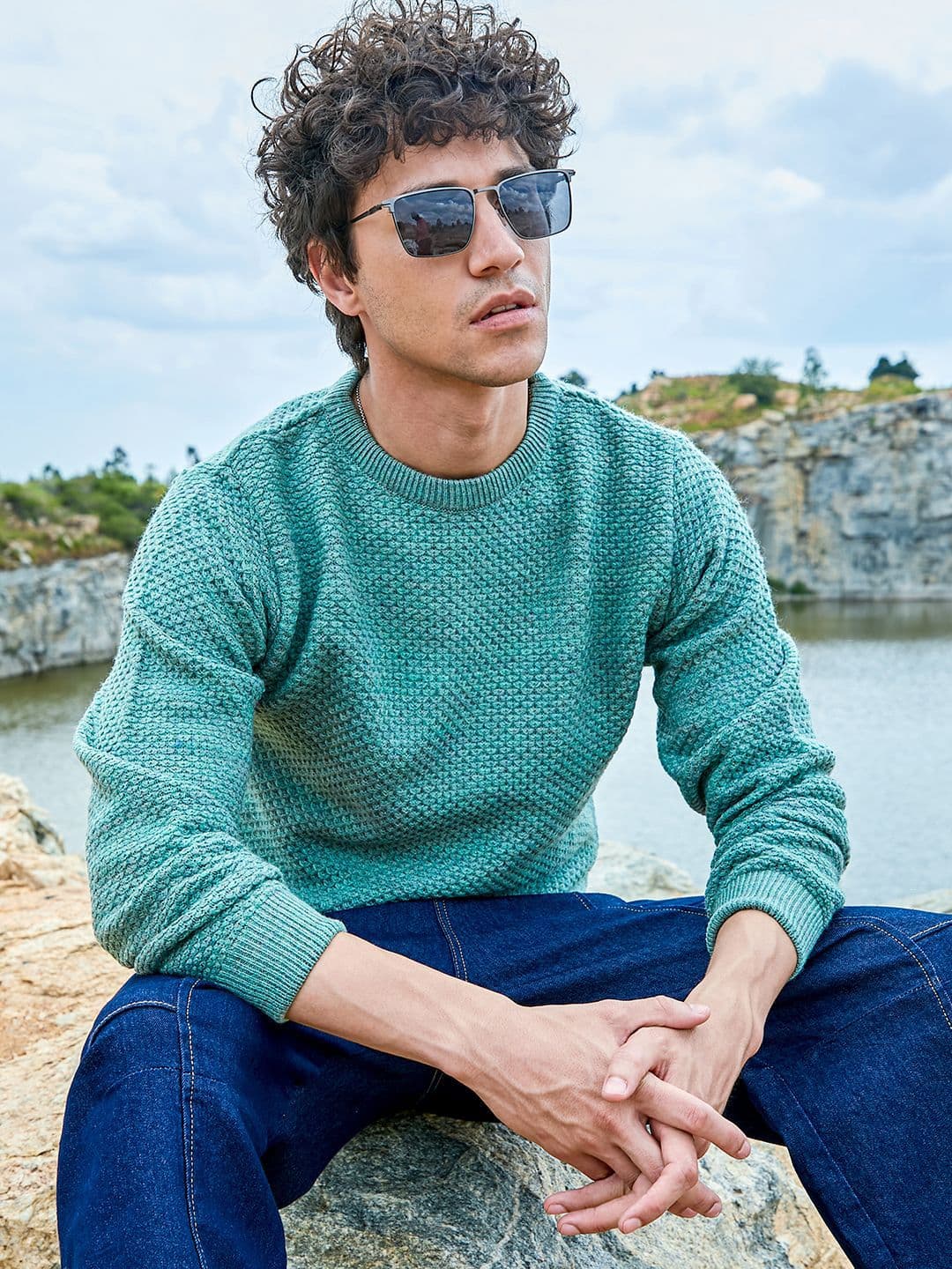 CAHOOT Men Cable Knit Pullover - view 1