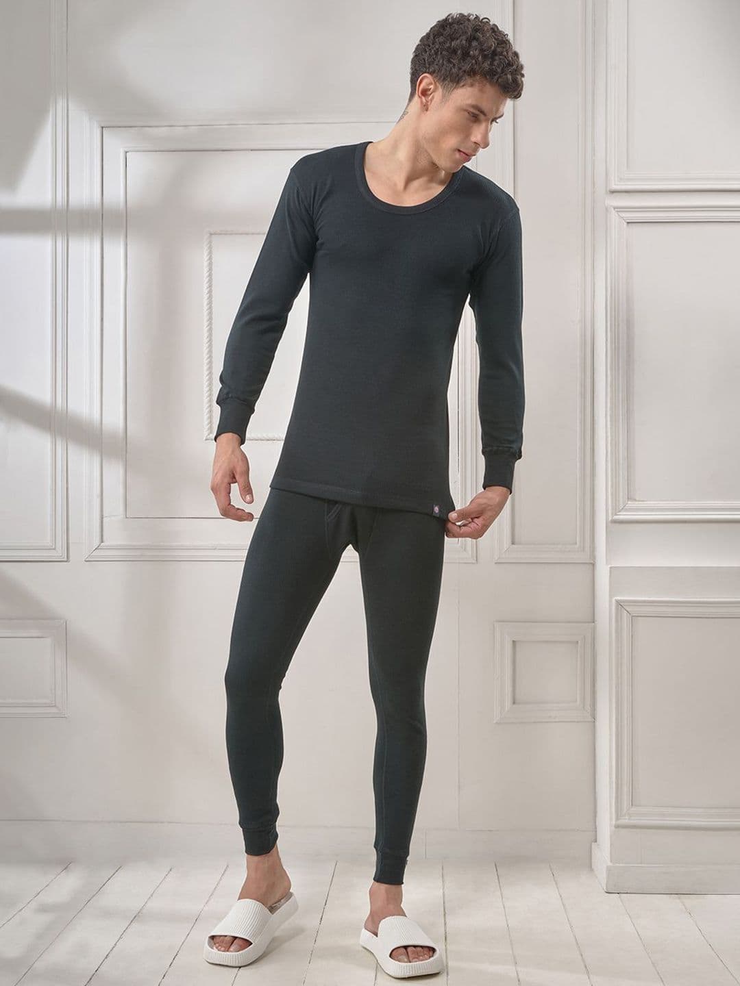 Inferno Men Multifiber Layer Full Sleeve Thermal Top and Pant Set - view 1