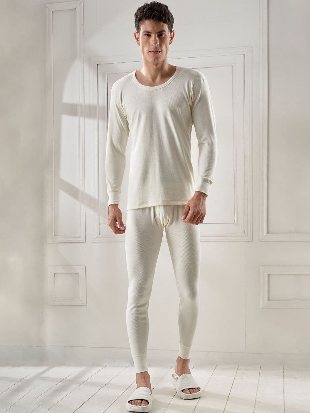 Inferno Men Multifiber Layer Full Sleeve Thermal Top and Pant Set - view 1