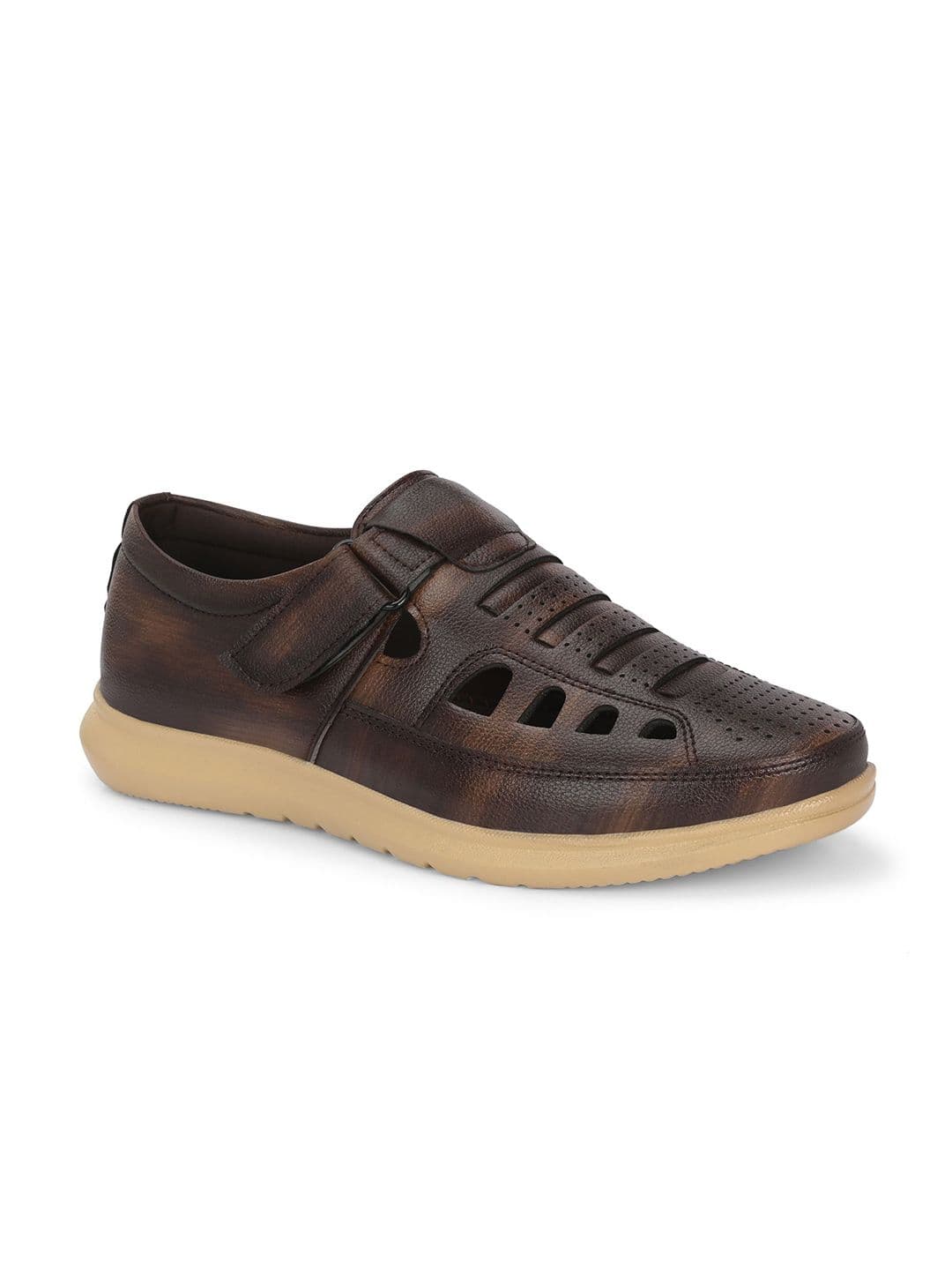Azzaro Black Men Shoe-Style Sandals - view 1