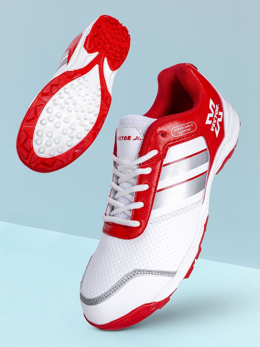 VECTOR X Blast 7.0 Synthetic Leather Upper & Mesh Rubber Sole Cricket Shoes - view 1