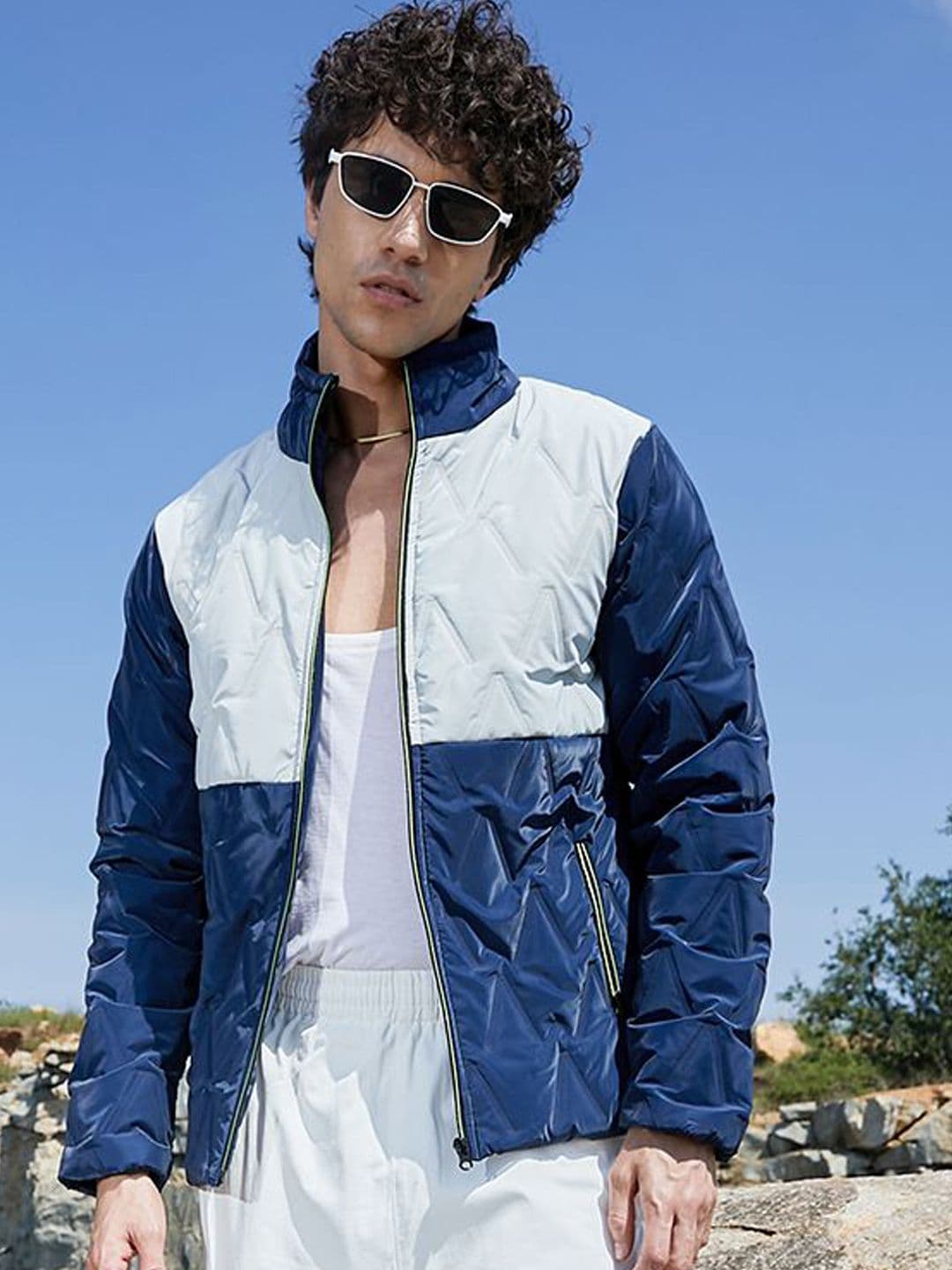 CAHOOT Men Colourblocked Lightweight Parka Jacket - view 1