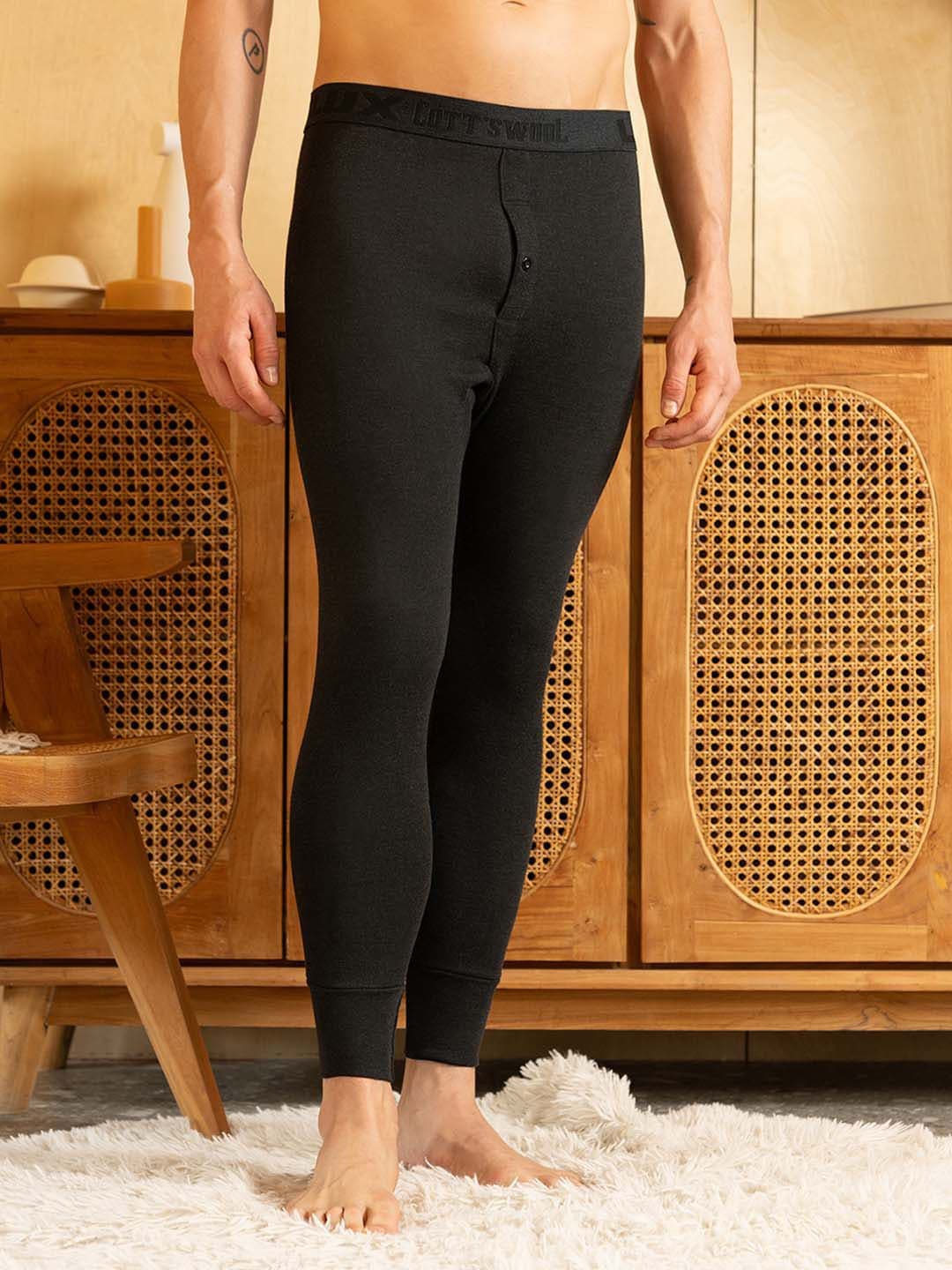 Lux Cottswool Men Cotton Mid Rise Thermal Bottoms - view 1