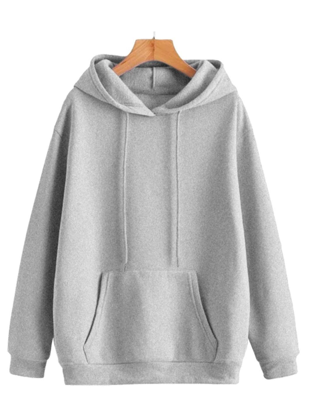 MACK JONNEY Men Solid Hood Fleece Pullover Sweatshirt - view 1