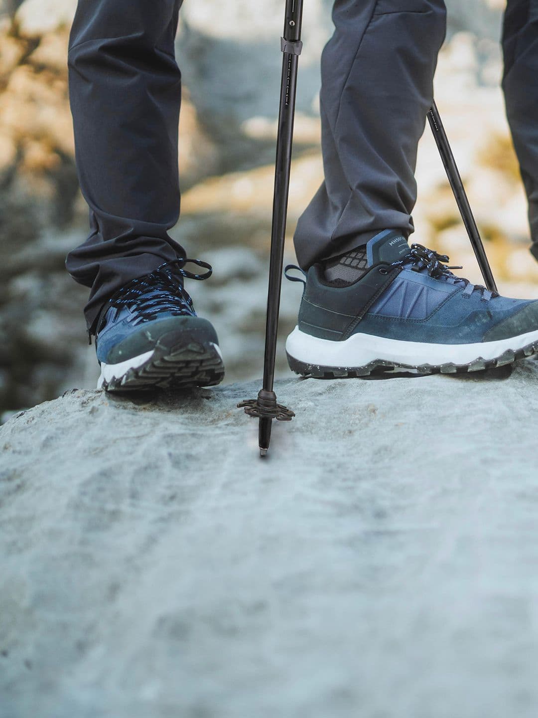Decathlon Quechua - Men Blue MH500 Waterproof Hiking Shoes - view 1