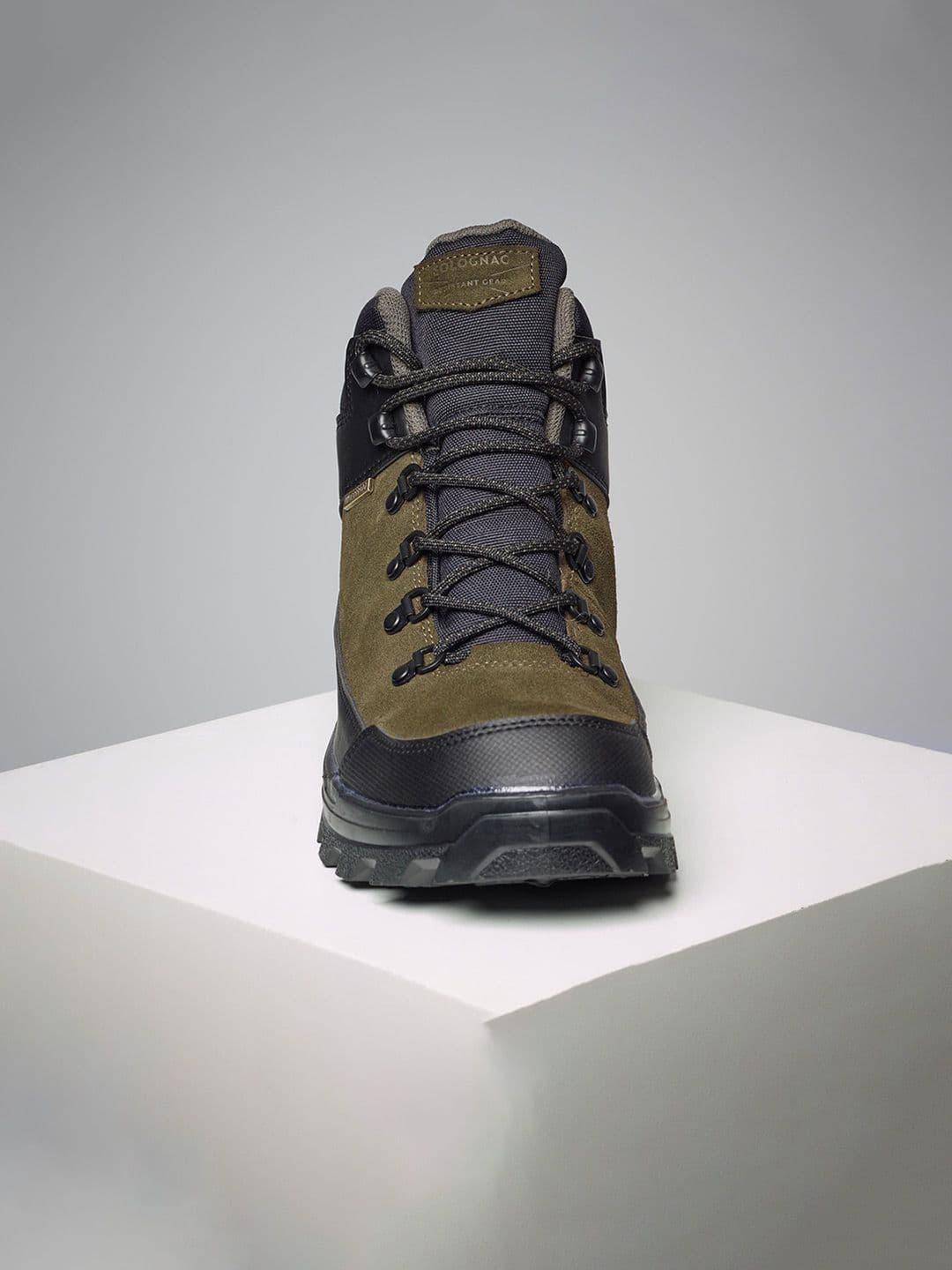 Decathlon Solognac - Men Green Crosshunt 100 Waterproof Hiking Boots - view 1