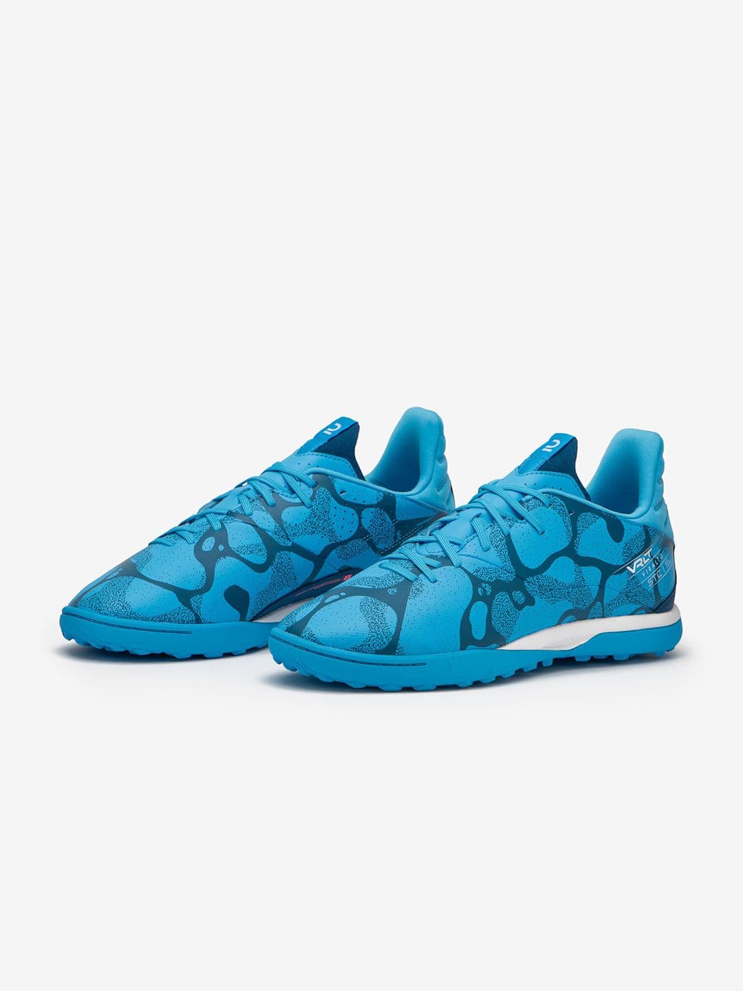 Decathlon Kipsta Men Turquoise Pattern Viralto L Turf Football Shoes - view 1