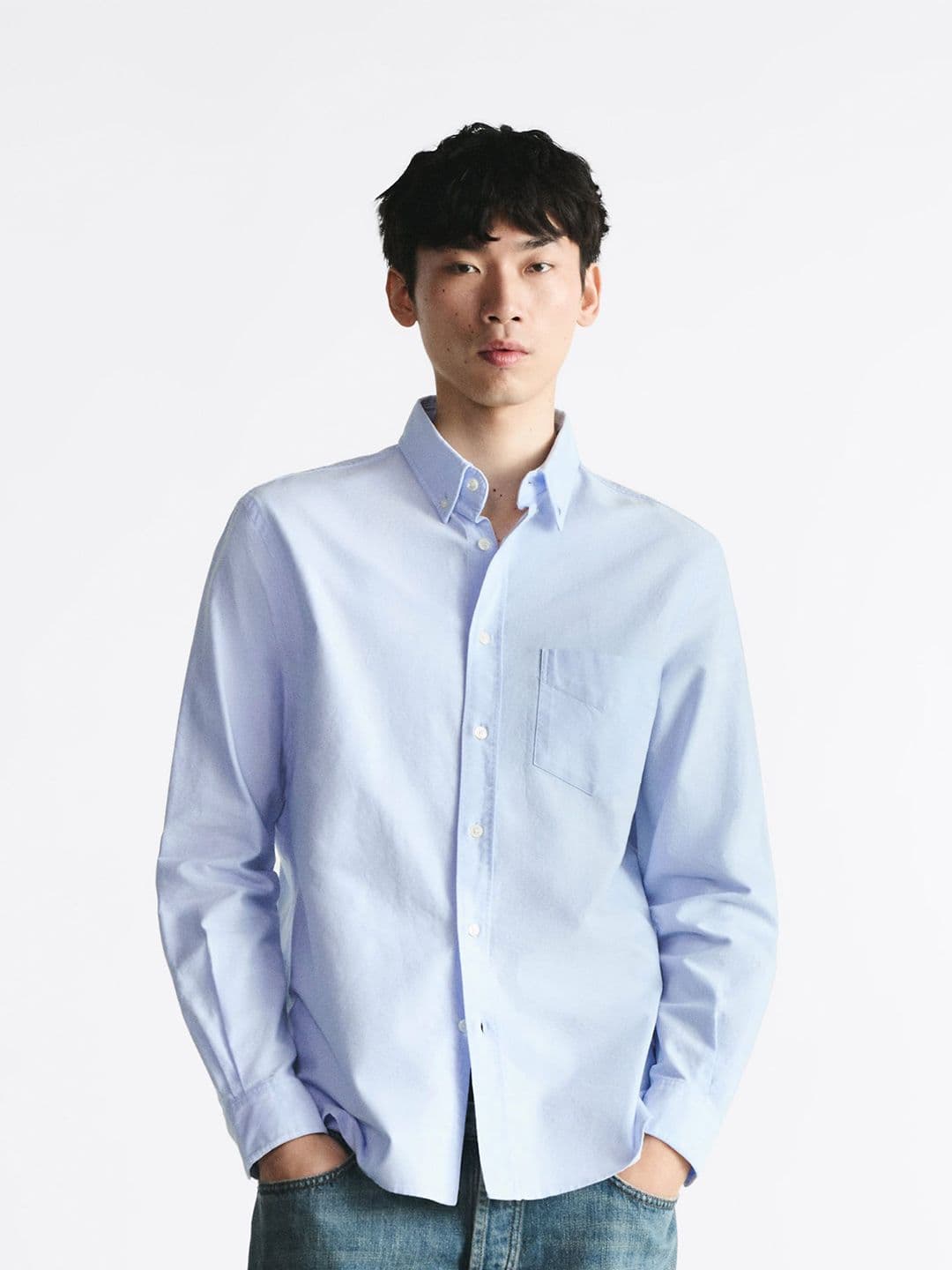 MISCHIEF MONKEY Men Classic Tailored Fit Solid Pure Cotton Casual Shirt