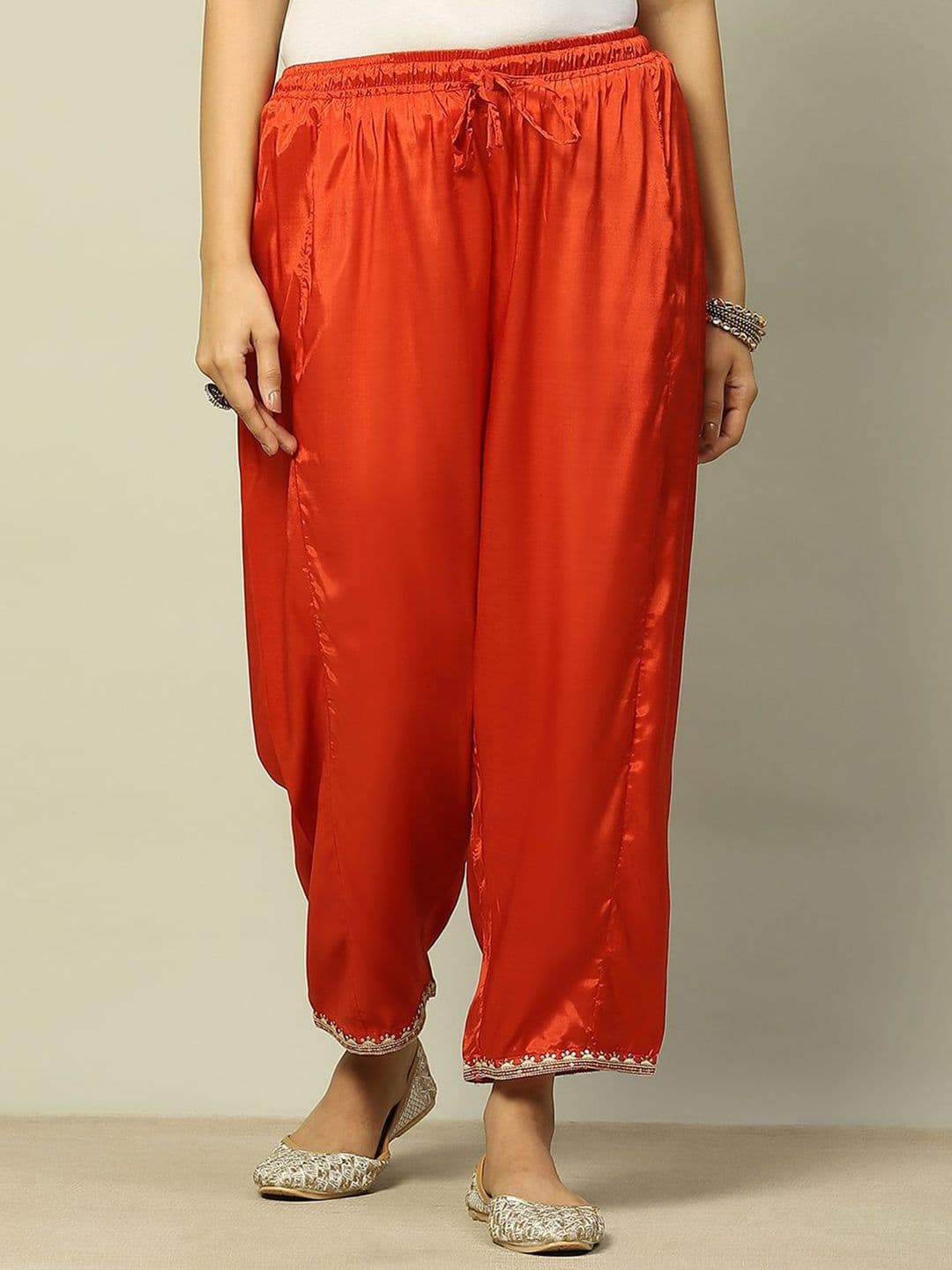 Rangriti Women Knitted Ethnic Palazzos - view 1
