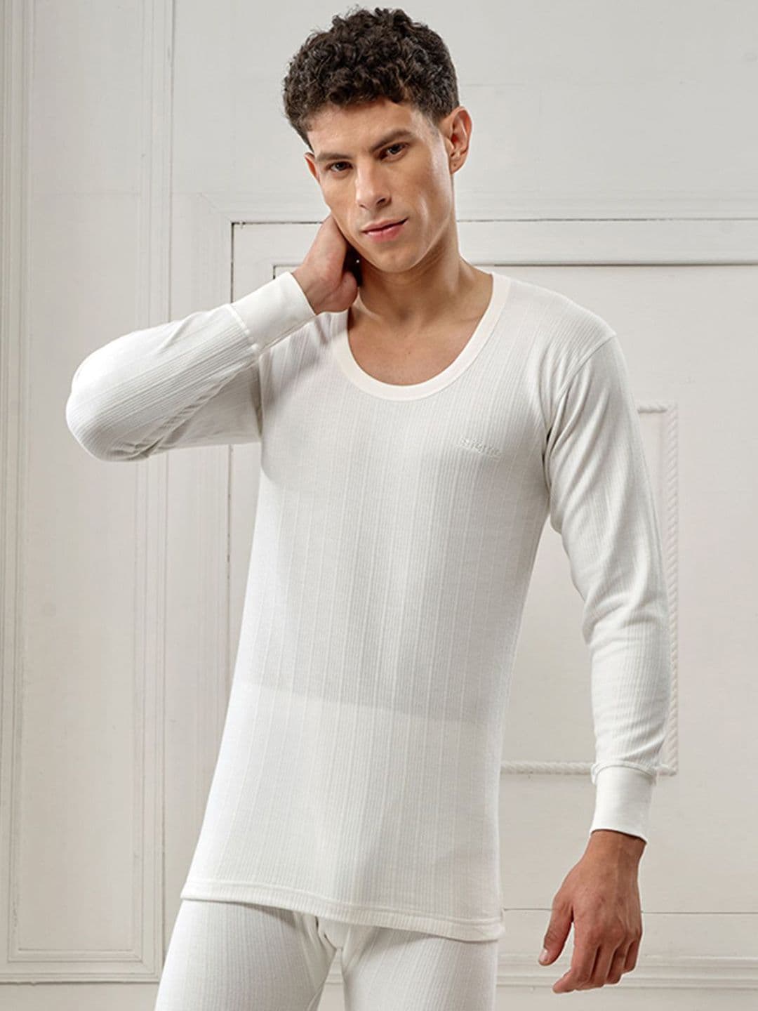 INFERNO Men Round Neck Fullslevee Thermal Vest - view 1