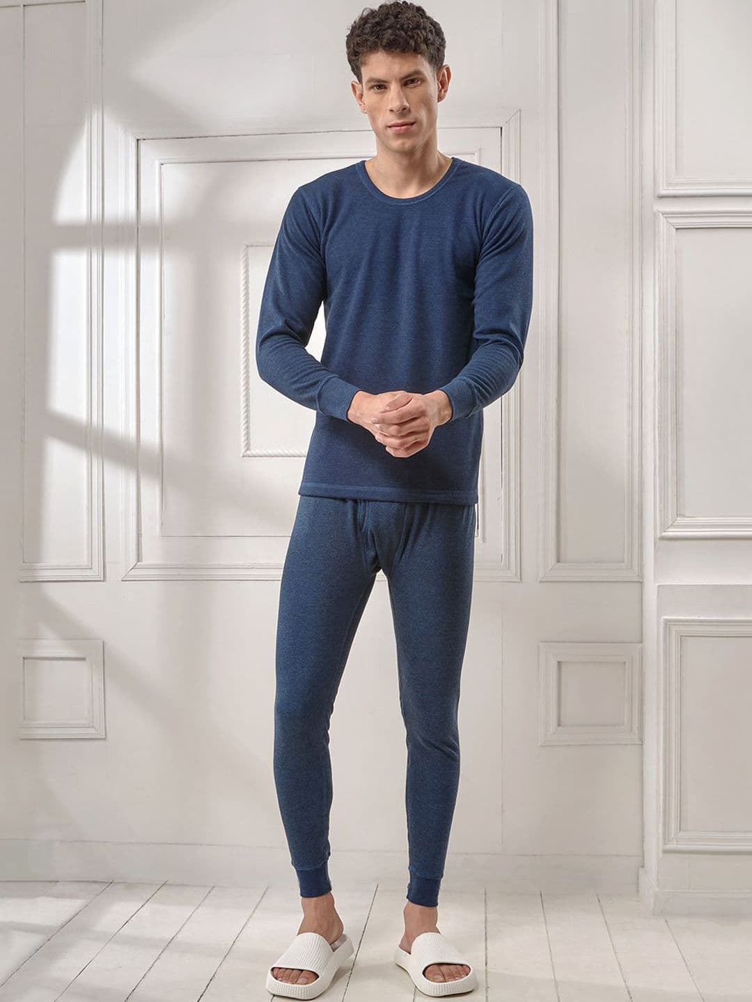 INFERNO Men Polycotton Thermal Vest and Pant Set with Fleeced linning - view 1
