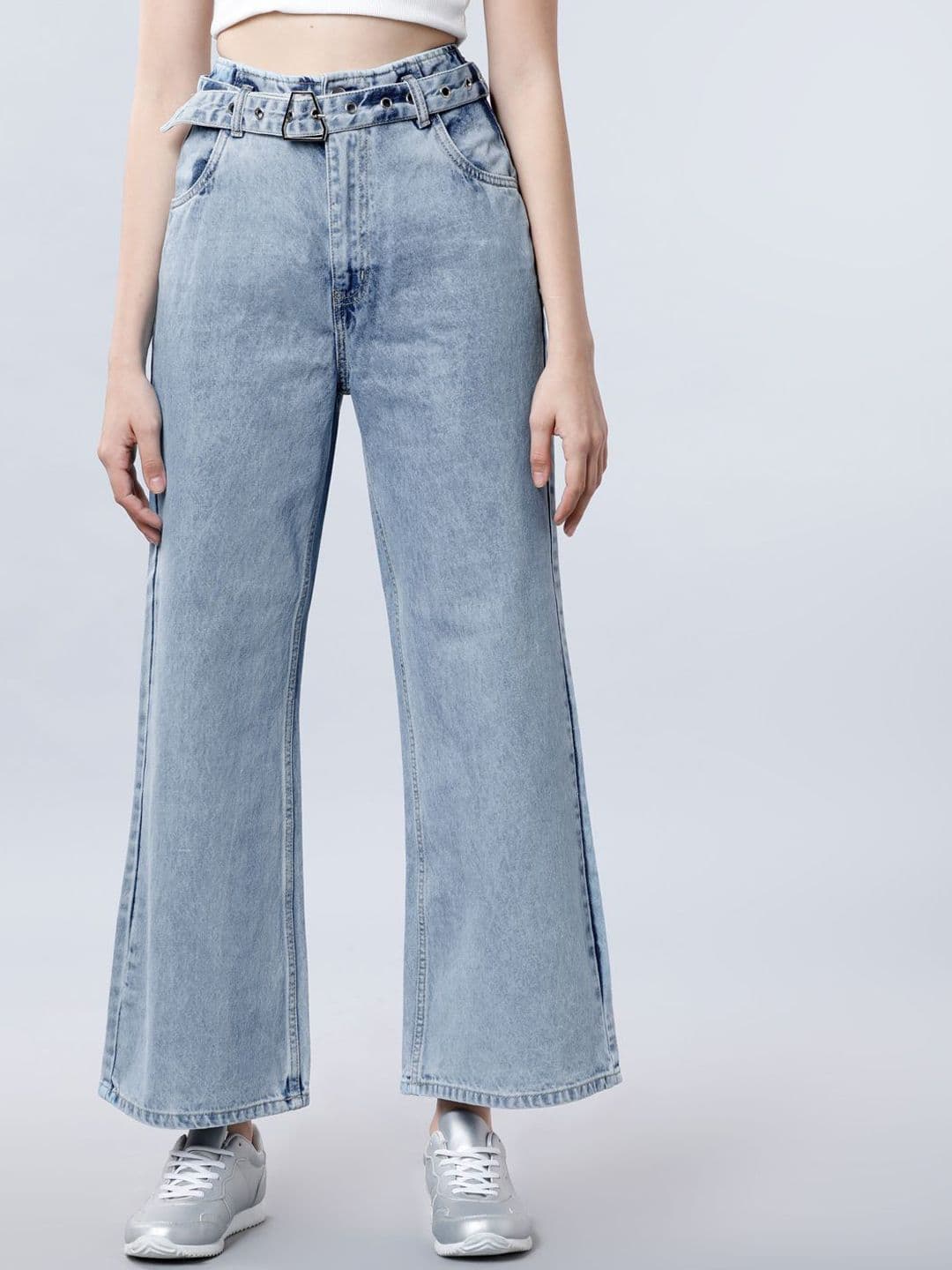 Tokyo Talkies Women Flared High-Rise Jeans - view 1