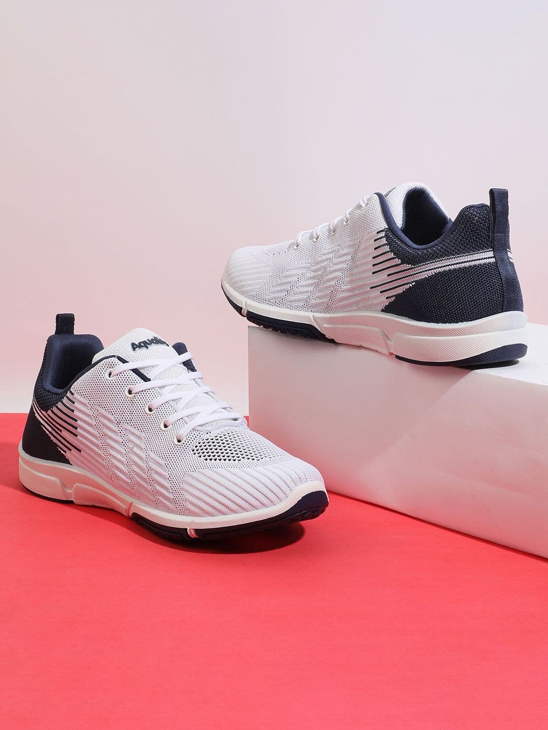 Aqualite Men Striped Lace-Ups Sneakers - view 1