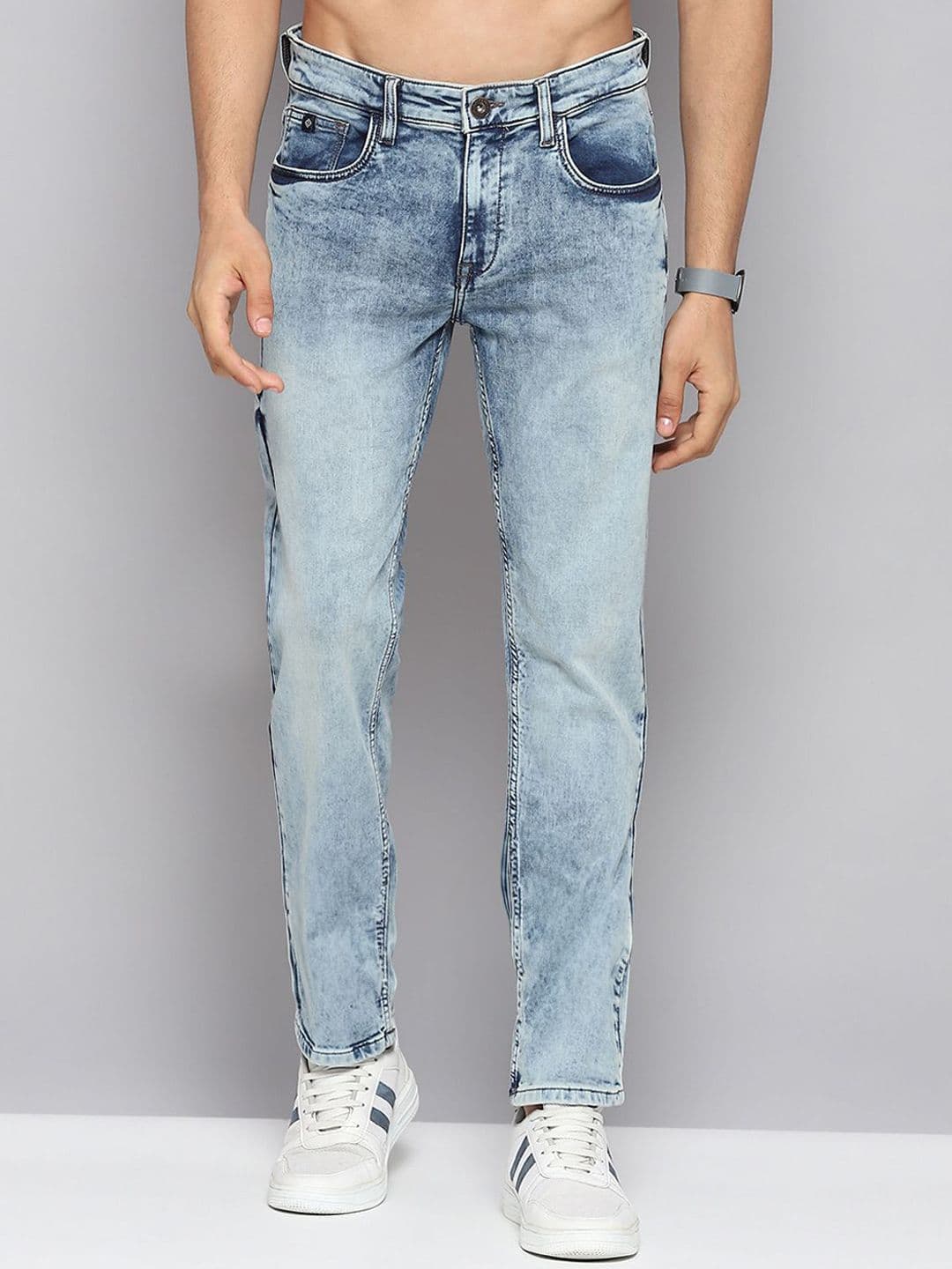 Cloak & Decker by Monte Carlo Men Heavy Fade Mid-Rise Jeans - view 1