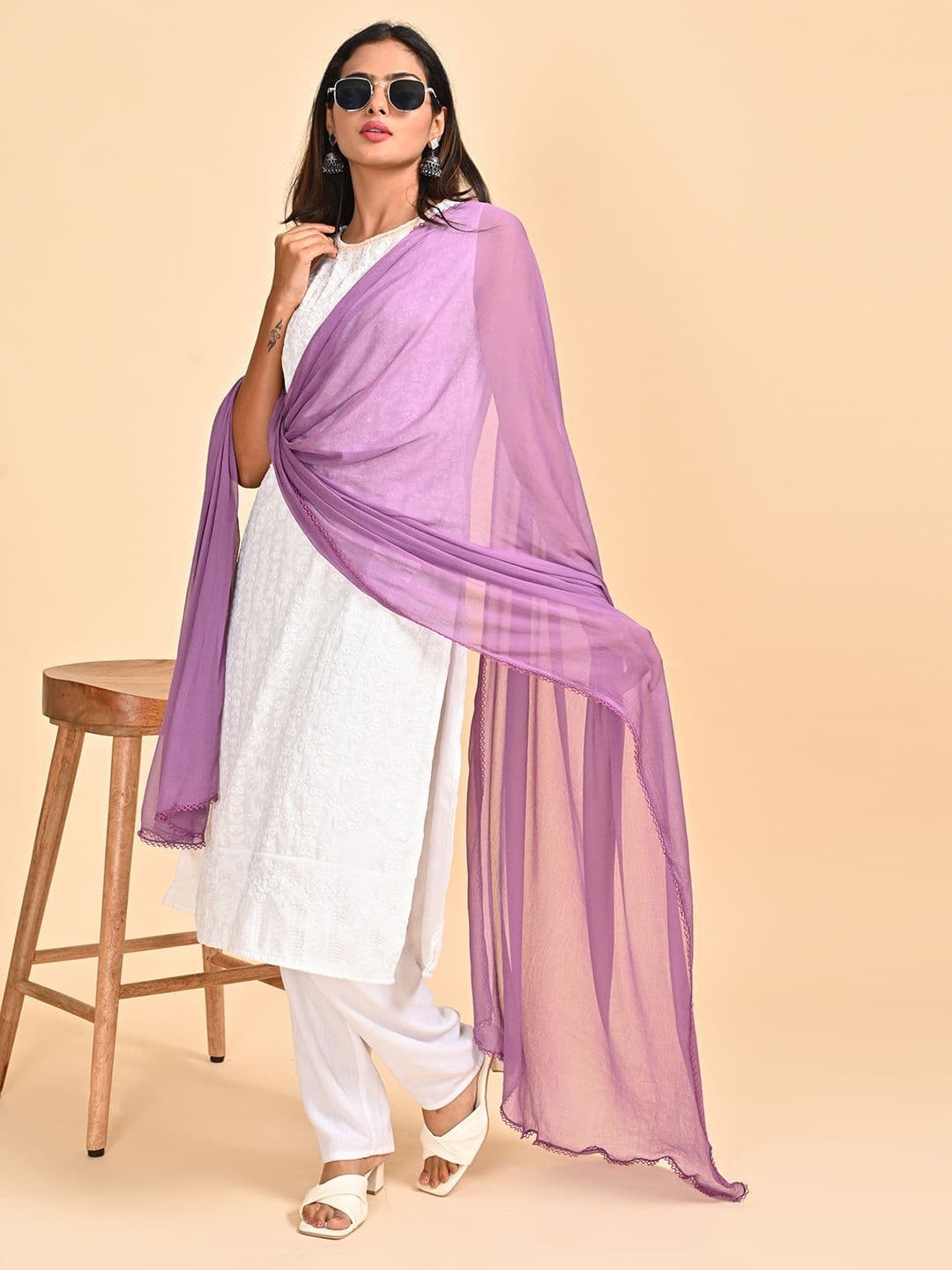 HELLA FASHIONS Chiffon Dupatta - view 1