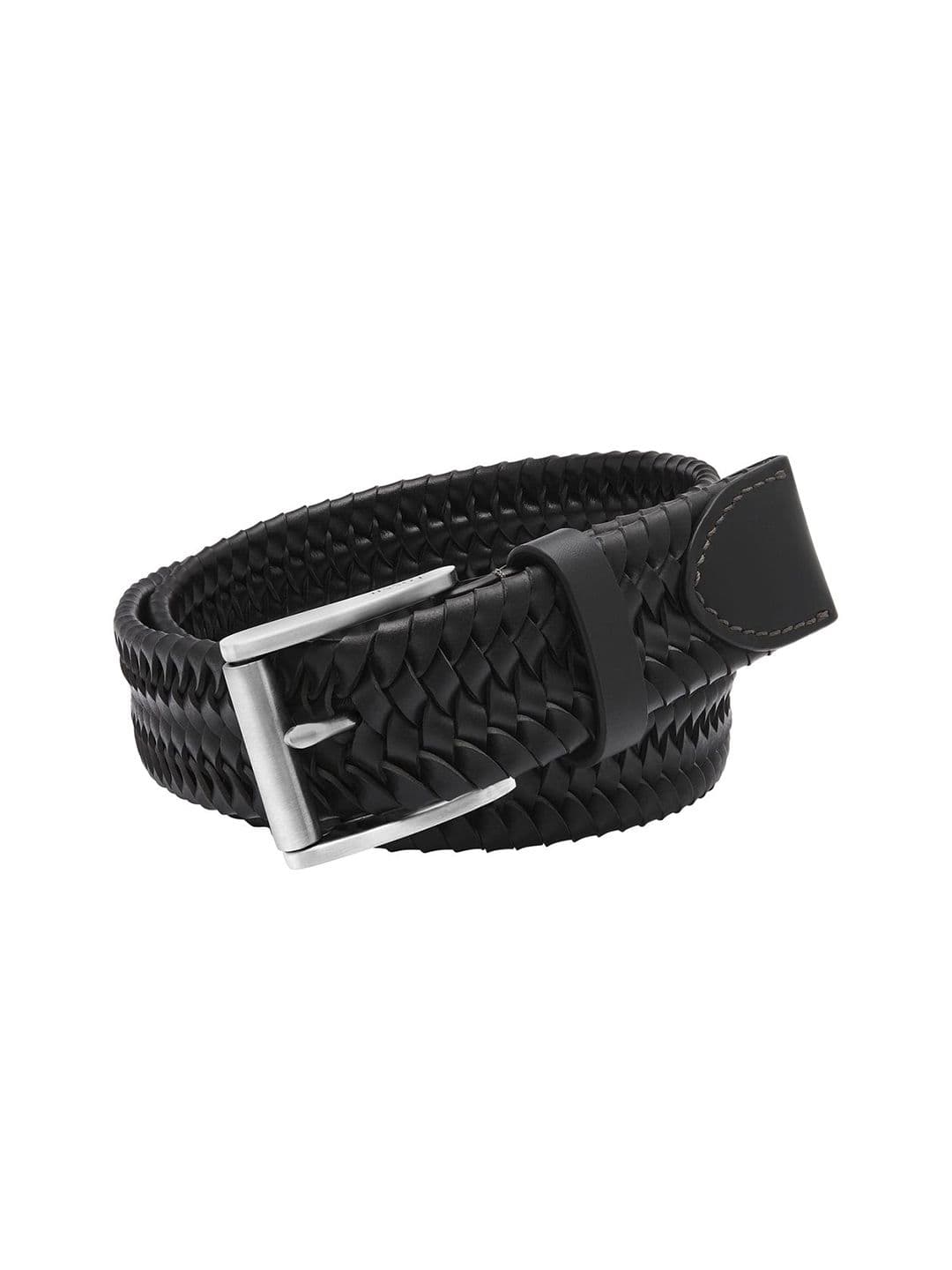 Fossil Men Braided Leather Belt - view 1
