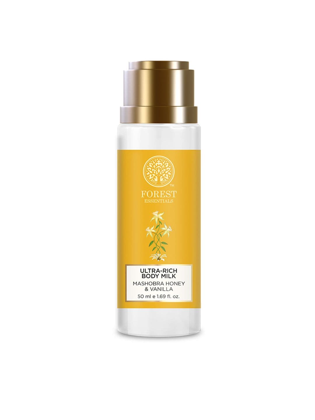 Forest Essentials Ultra-Rich Body Milk Mashobra Honey & Vanilla Natural Body Lotion - 50ml - view 1
