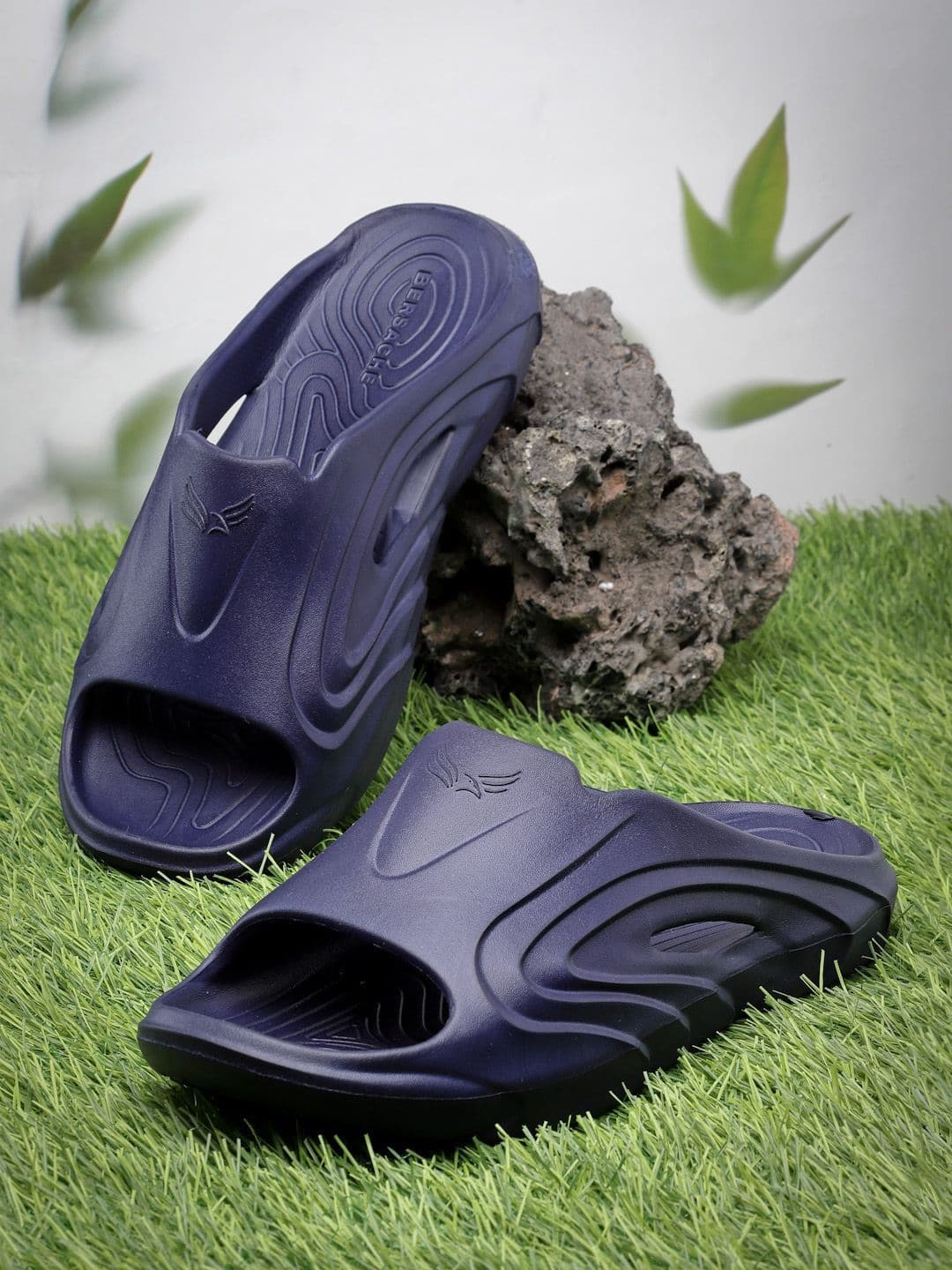 BERSACHE Men Self Design Slip-On Flip Flops - view 1