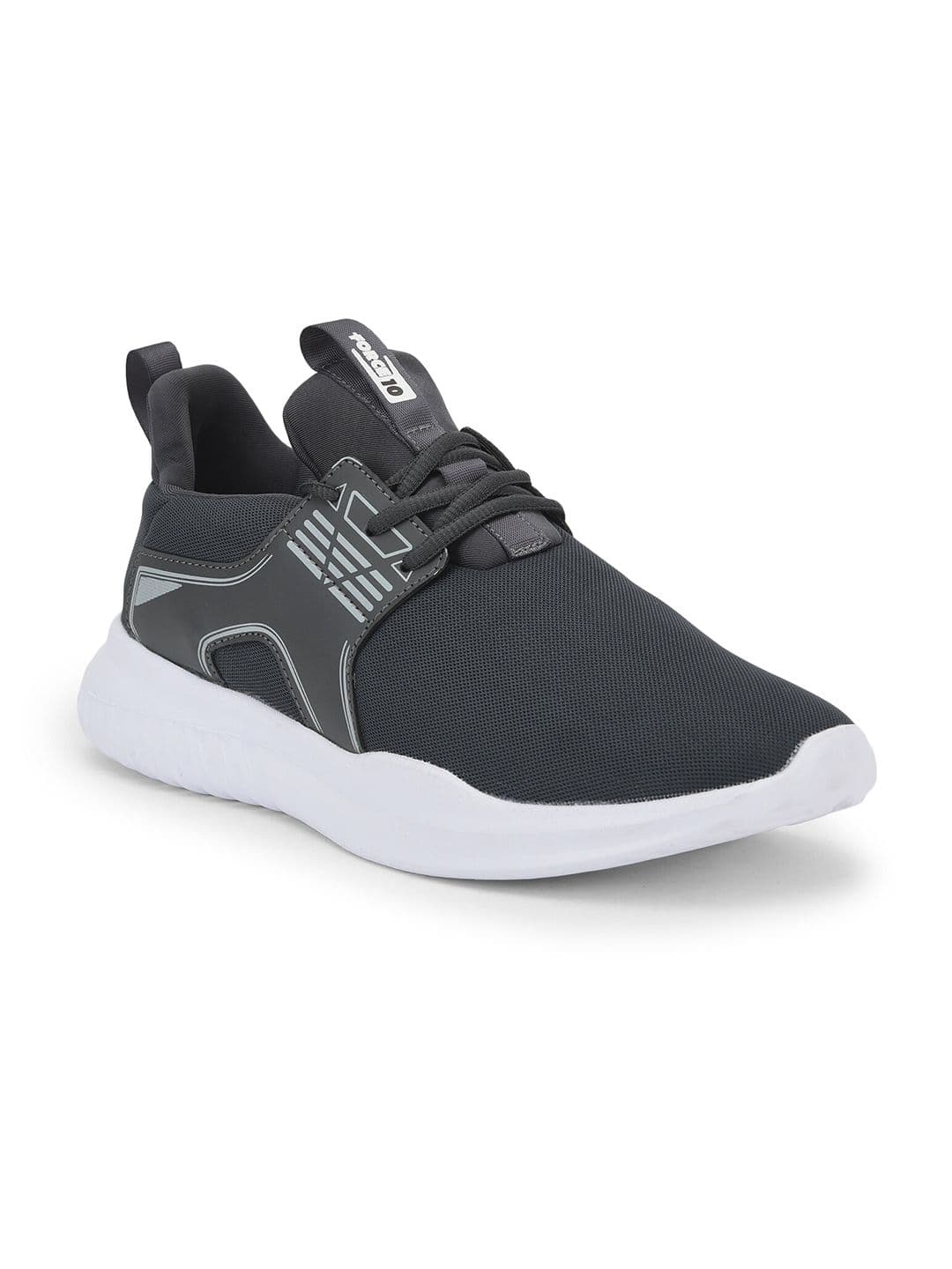 Liberty Men Grey Mesh Walking Non-Marking Shoes - view 1