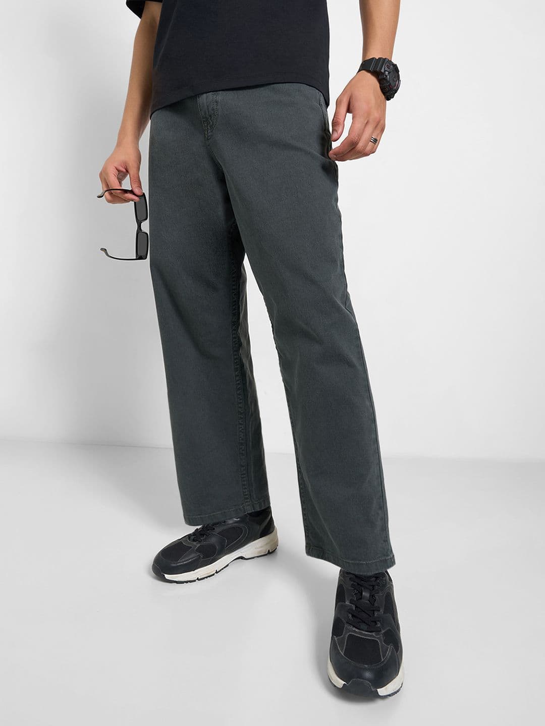 SF JEANS by Pantaloons Men Regular Fit Mid-Rise Jeans - view 1
