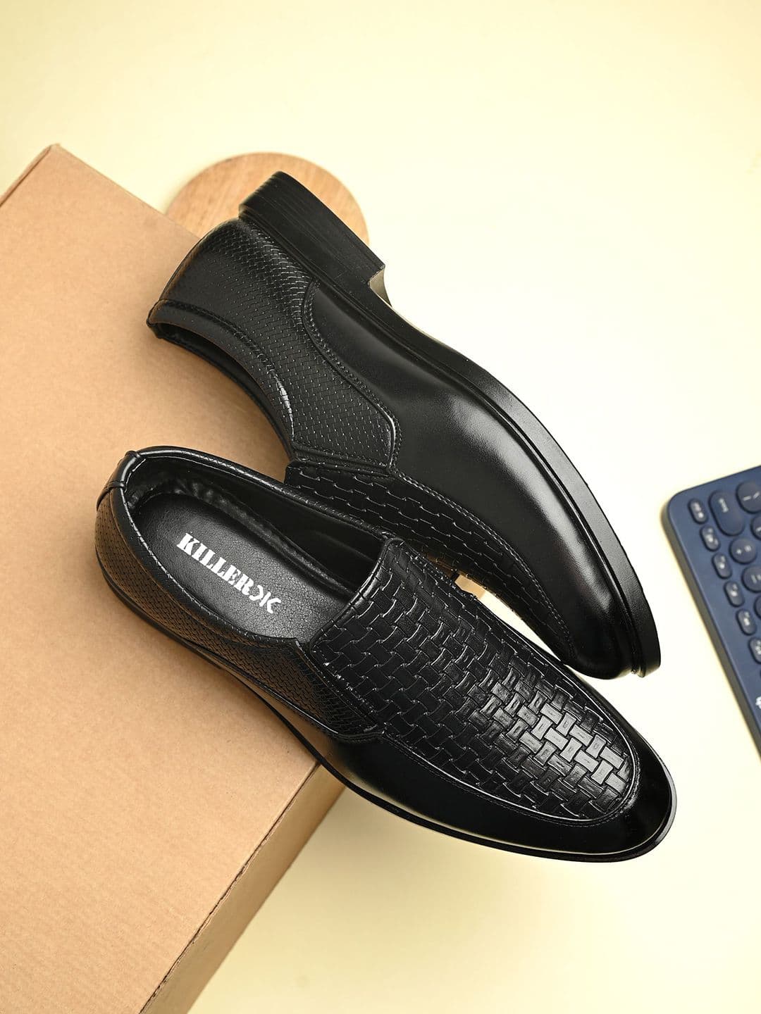 Killer Men Leather Formal Slip-Ons - view 1