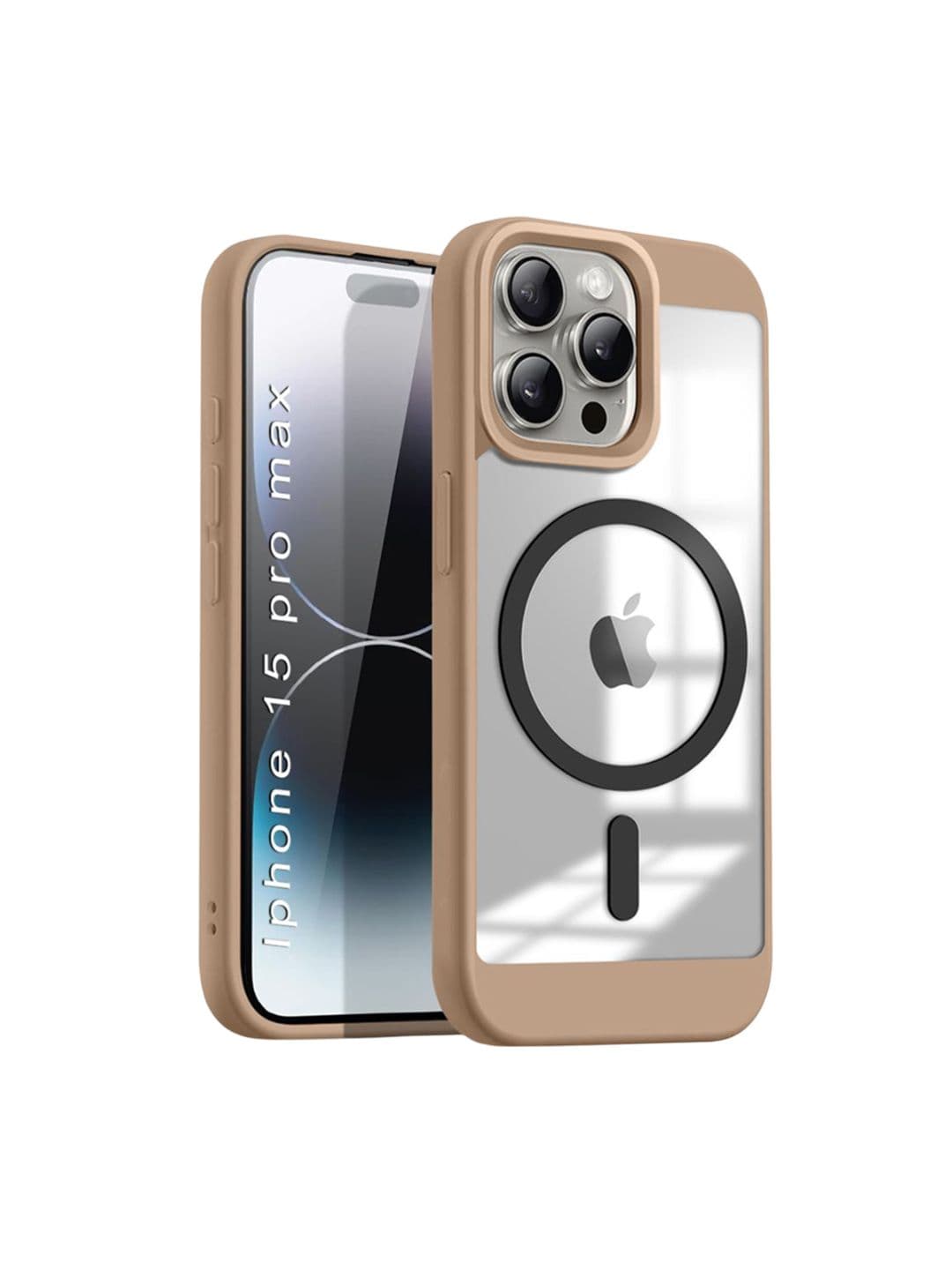 Luxury Kase Unisex Shockproof Transparent Clear Hard Back Cover Case with Soft Edge