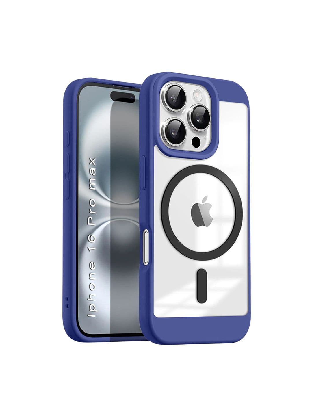 Luxury Kase Unisex Shockproof Transparent Clear Hard Back Cover Case With Soft Edge