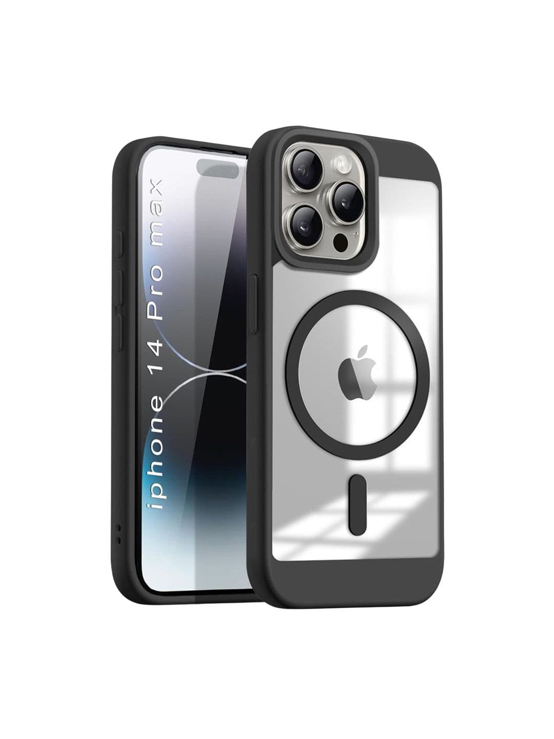 Luxury Kase Shockproof Transparent Clear Hard Back Cover Case with Soft Edge