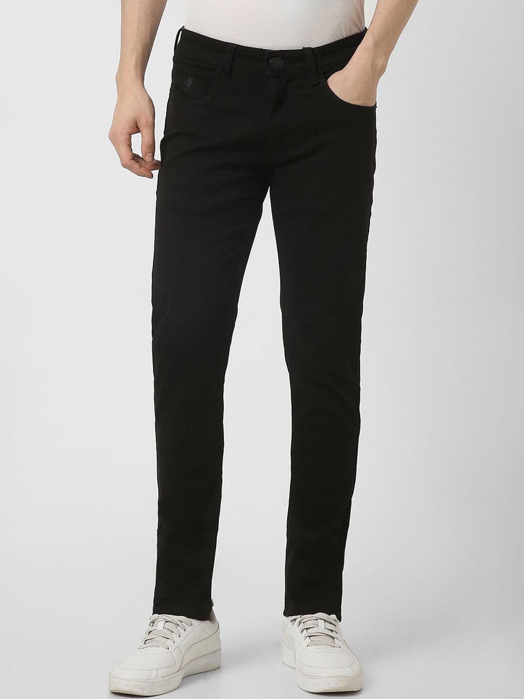Peter England Casuals Men Slim Dark Wash Fit Mid-Rise Jeans - view 1