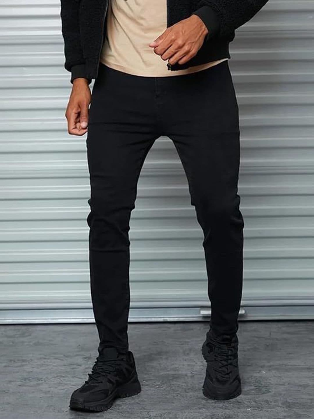 R.Code by The Roadster Life Co. Men Regular Fit High-Rise Stretchable Jeans - view 1