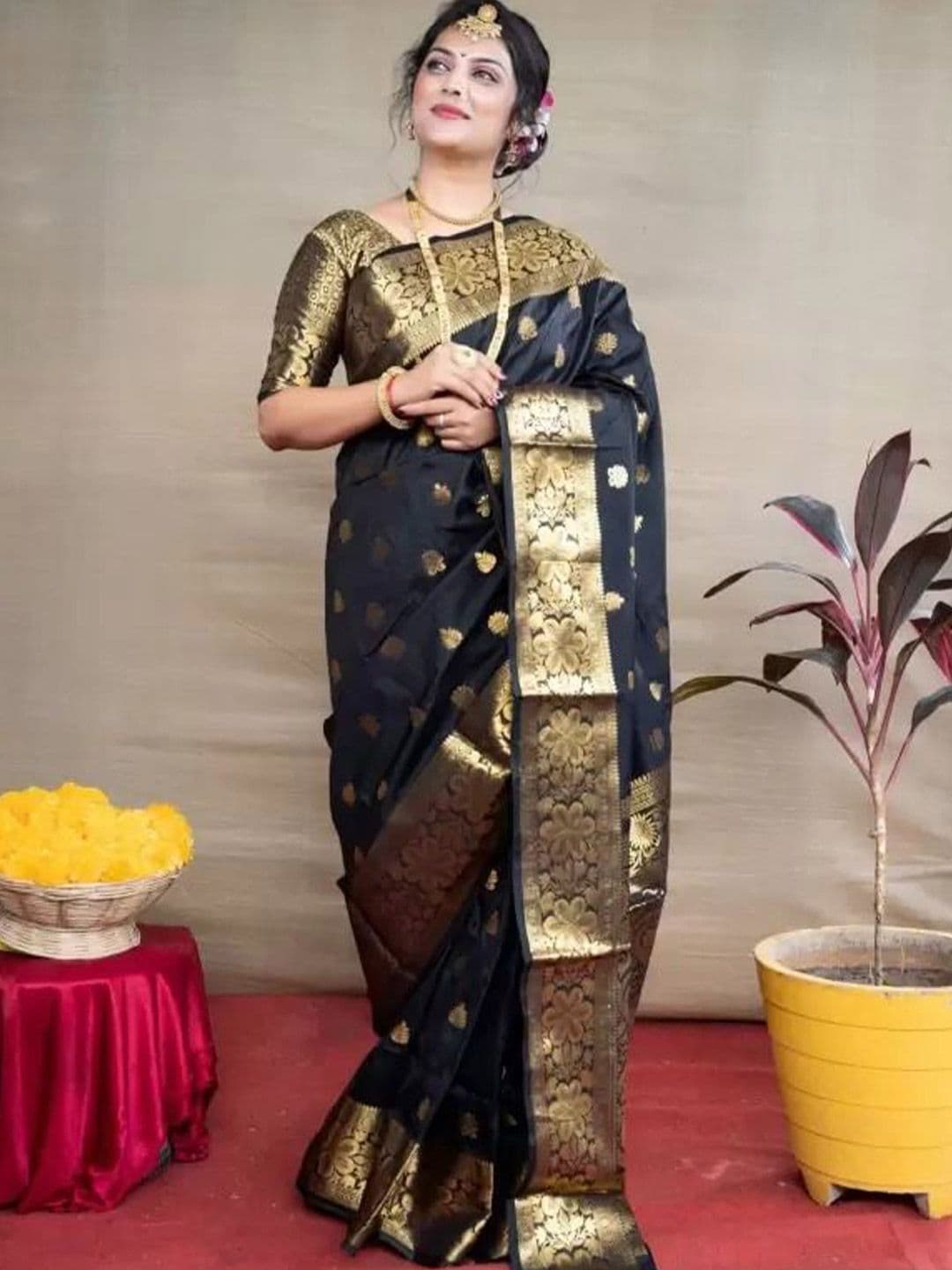 Moda Rapido Ethnic Motifs Woven Design Banarasi Saree - view 1