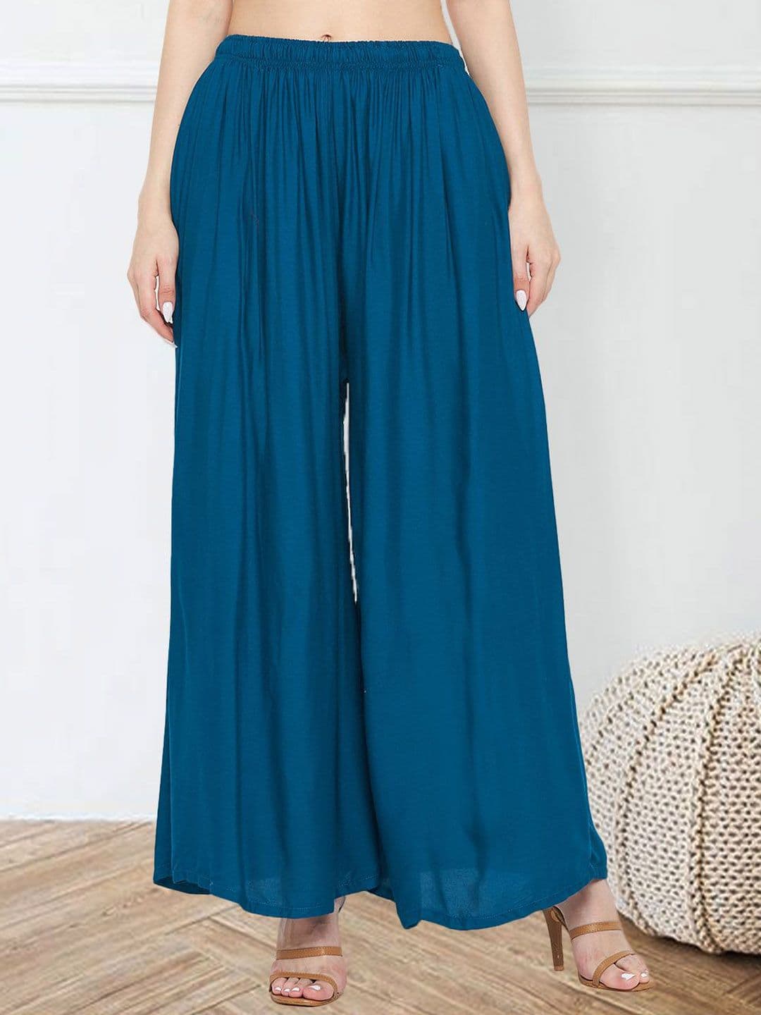 all about you Women Flared Knitted Palazzos - view 1